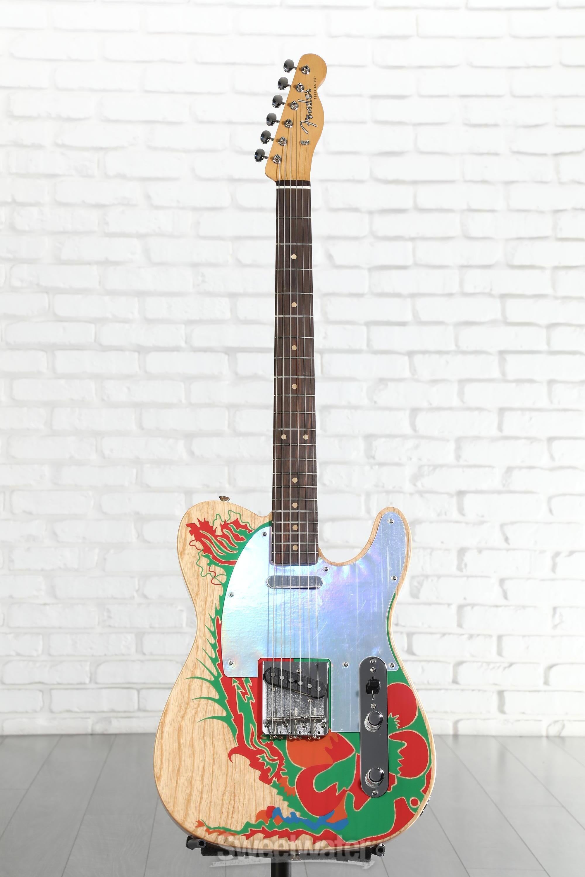 Fender Jimmy Page Telecaster - Natural with Artwork | Sweetwater