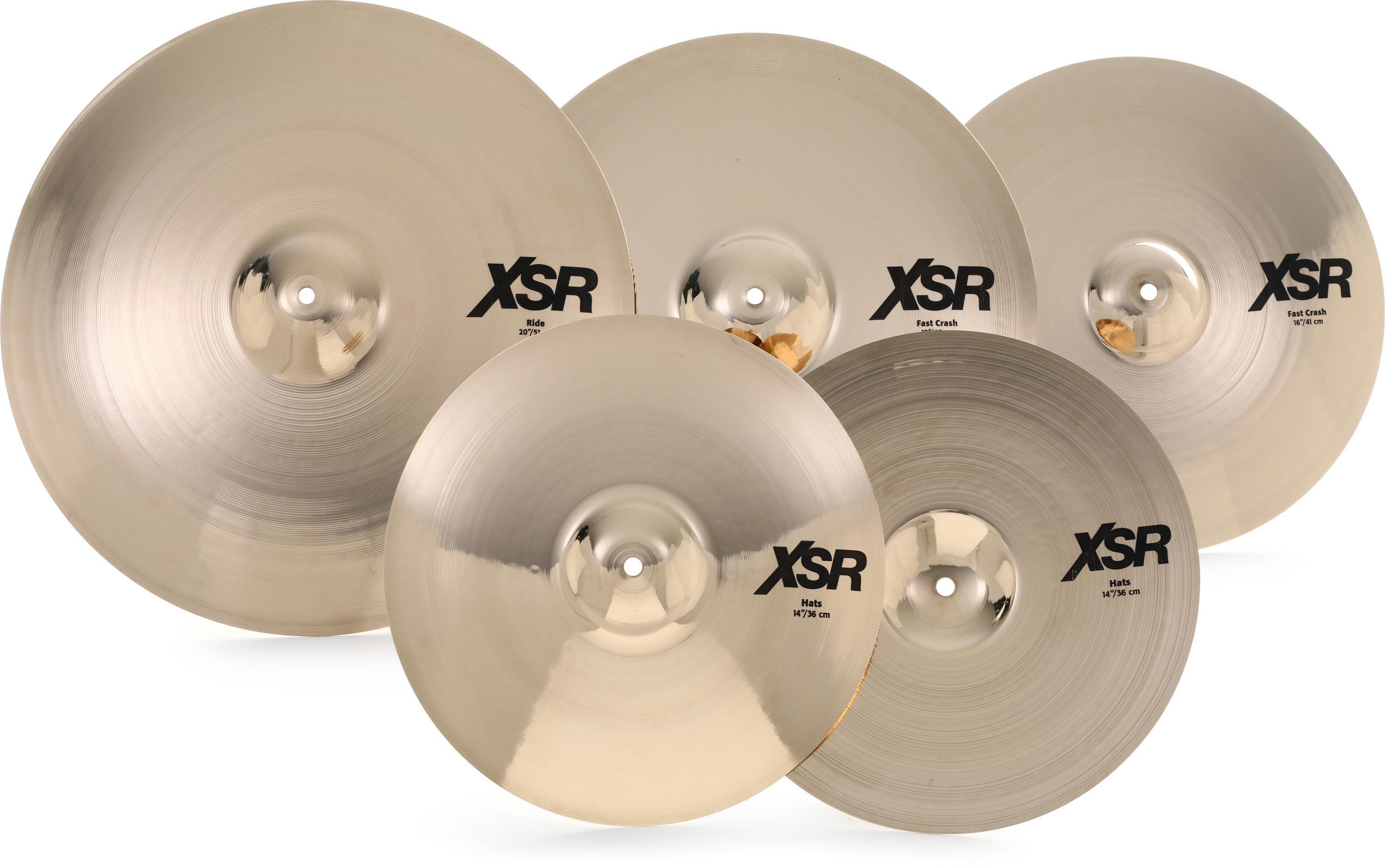 Sabian XSR Performance Cymbal Set 14/16/20 inch with Free 18 inch