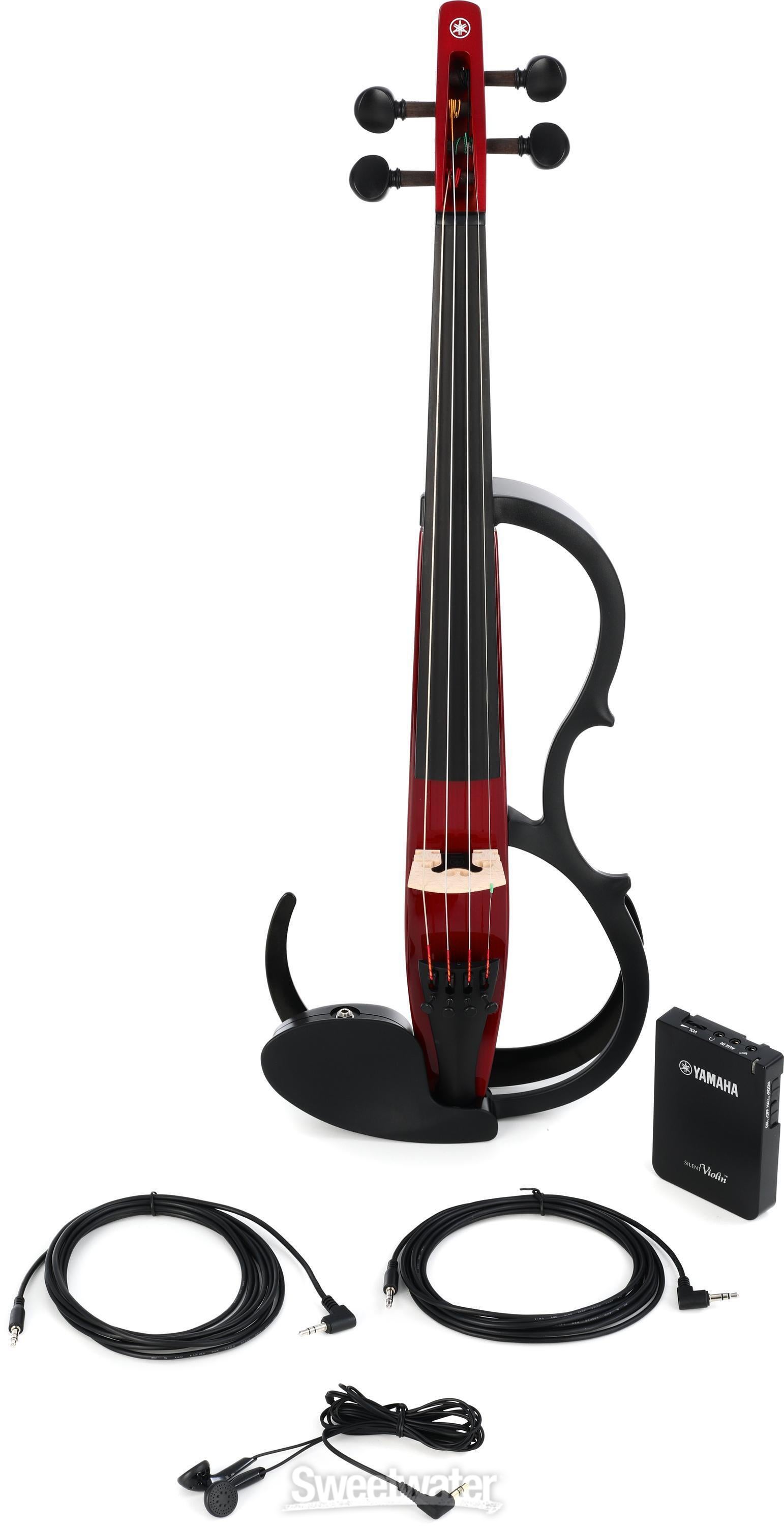 Yamaha Silent Series YSV104 Electric Violin Red Sweetwater