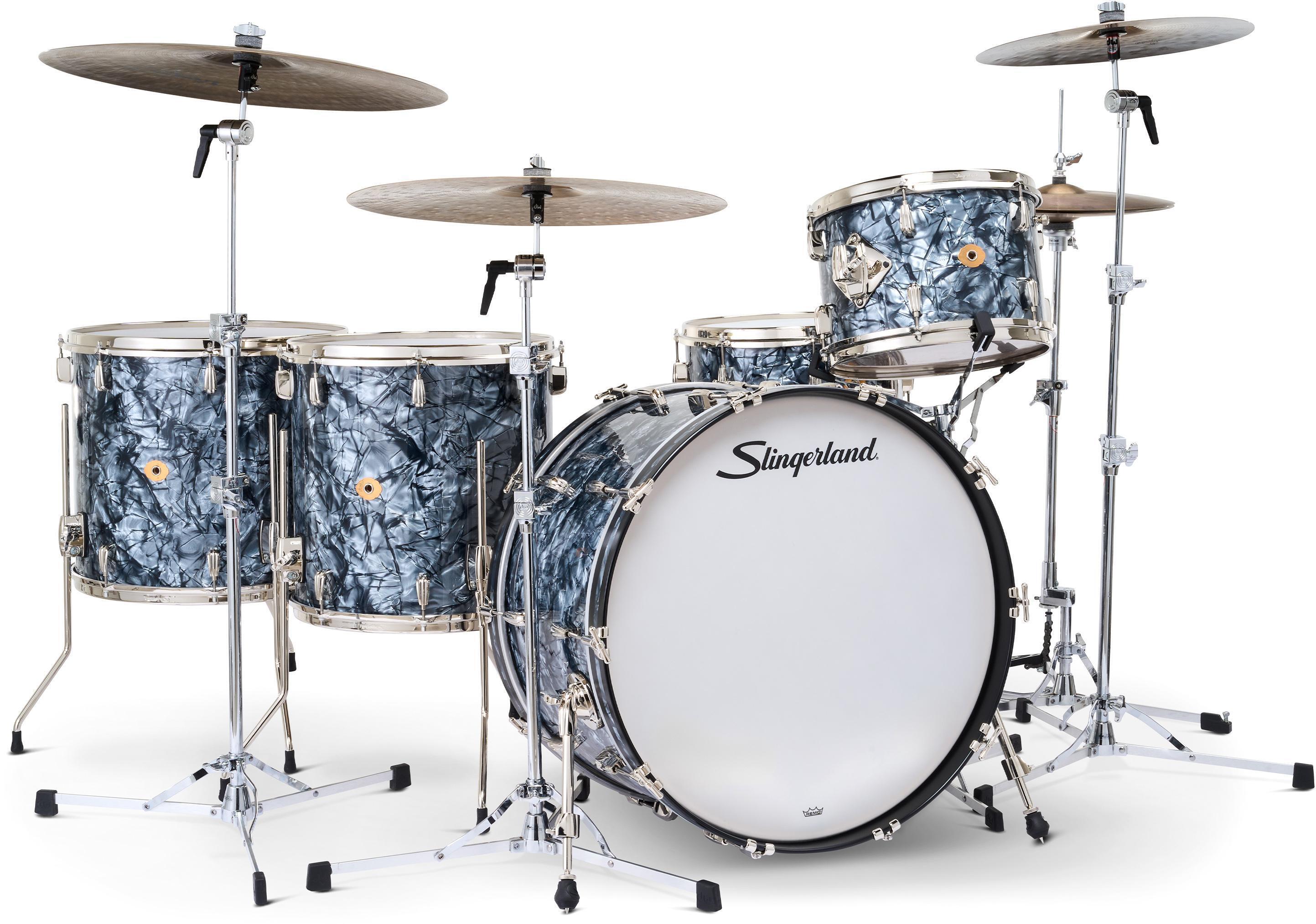 Slingerland Radio King 5-piece Shell Pack with Snare Drum - Black