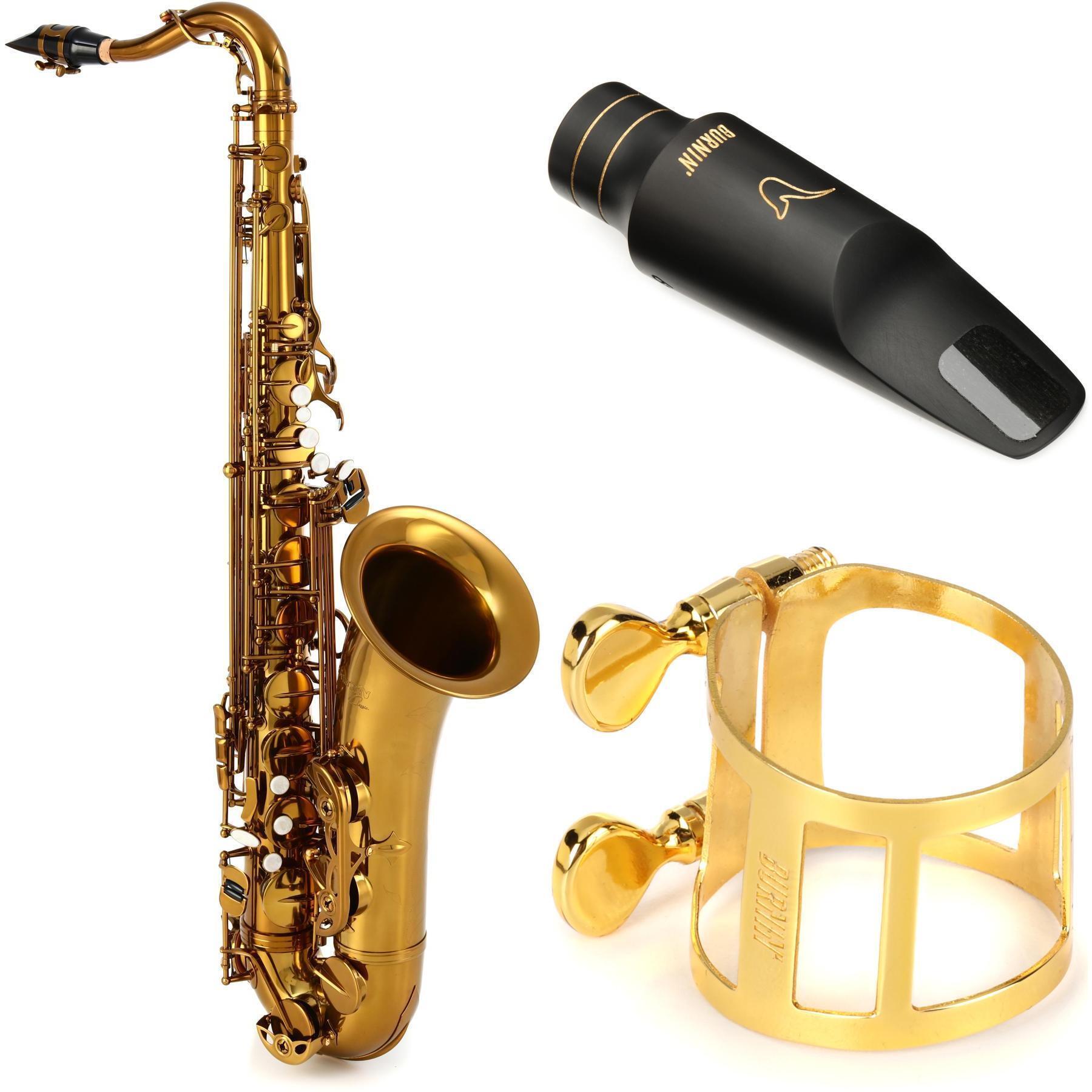 BetterSax Classic Student Tenor Saxophone 6* Mouthpiece Bundle