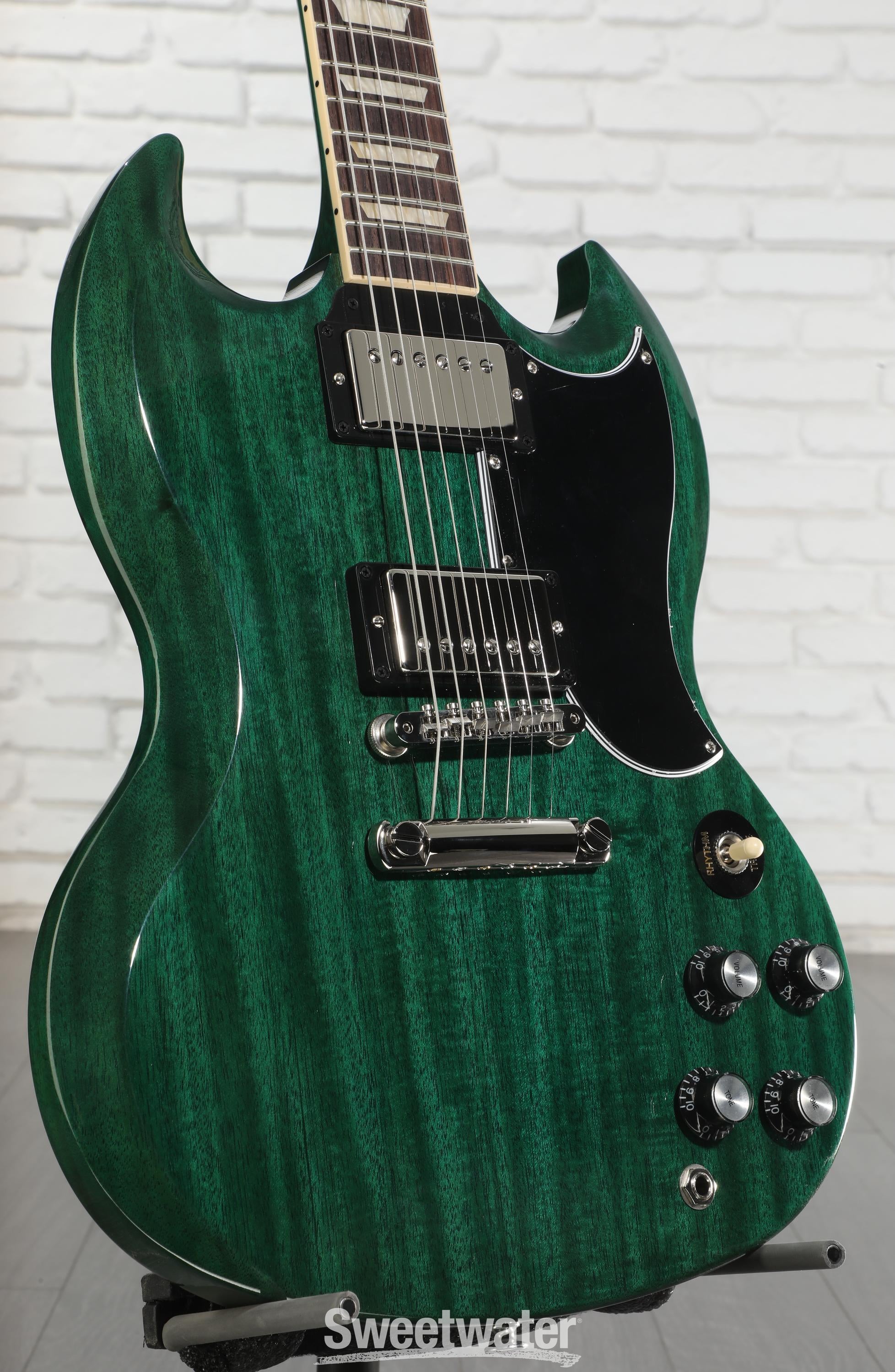 Gibson SG Standard '61 Electric Guitar - Translucent Teal | Sweetwater