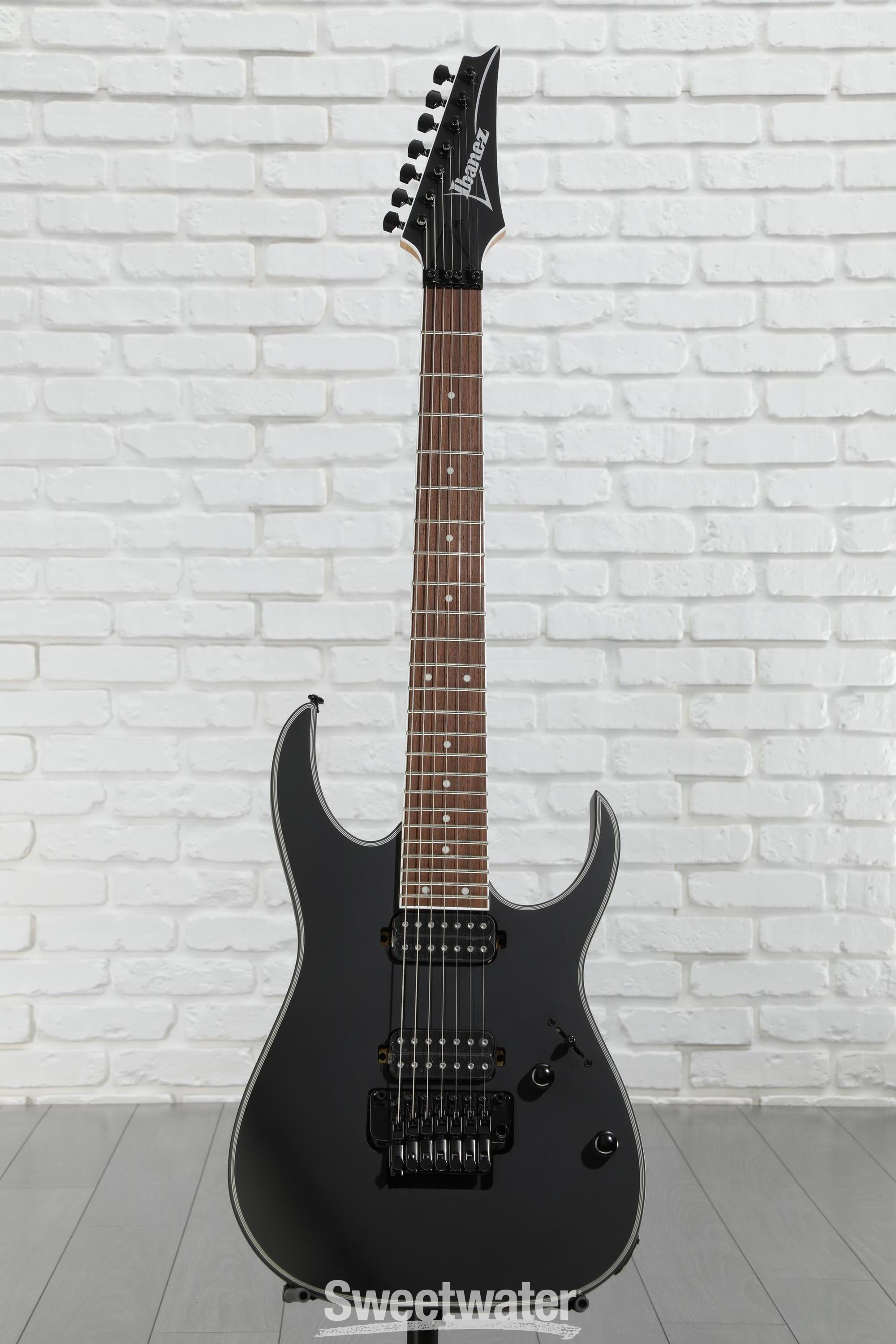 Ibanez RG7420EX 7-string Electric Guitar - Black Flat | Sweetwater