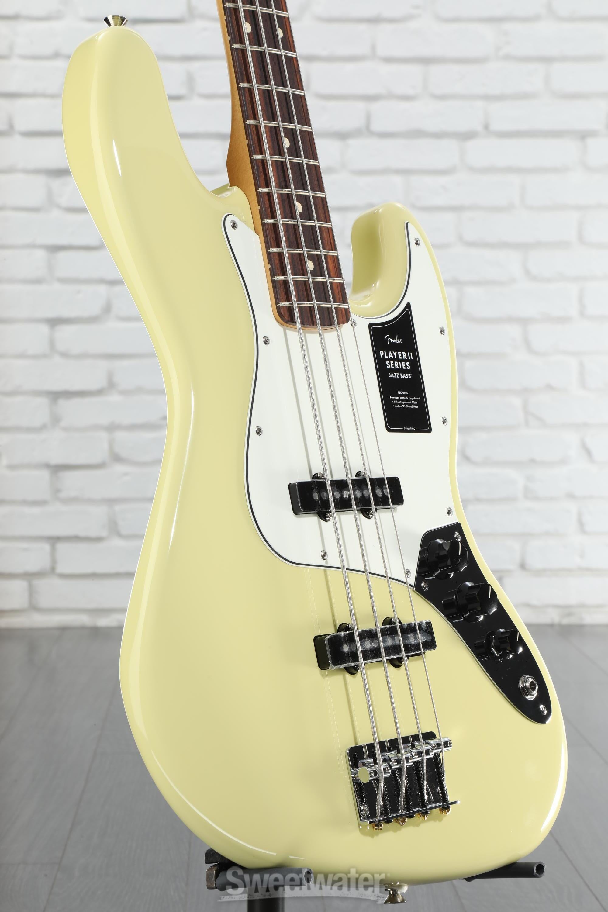 Fender Jazz Bass アイボリー 4弦 Fender Jazz 4-string Bass Guitars - Sweetwater
