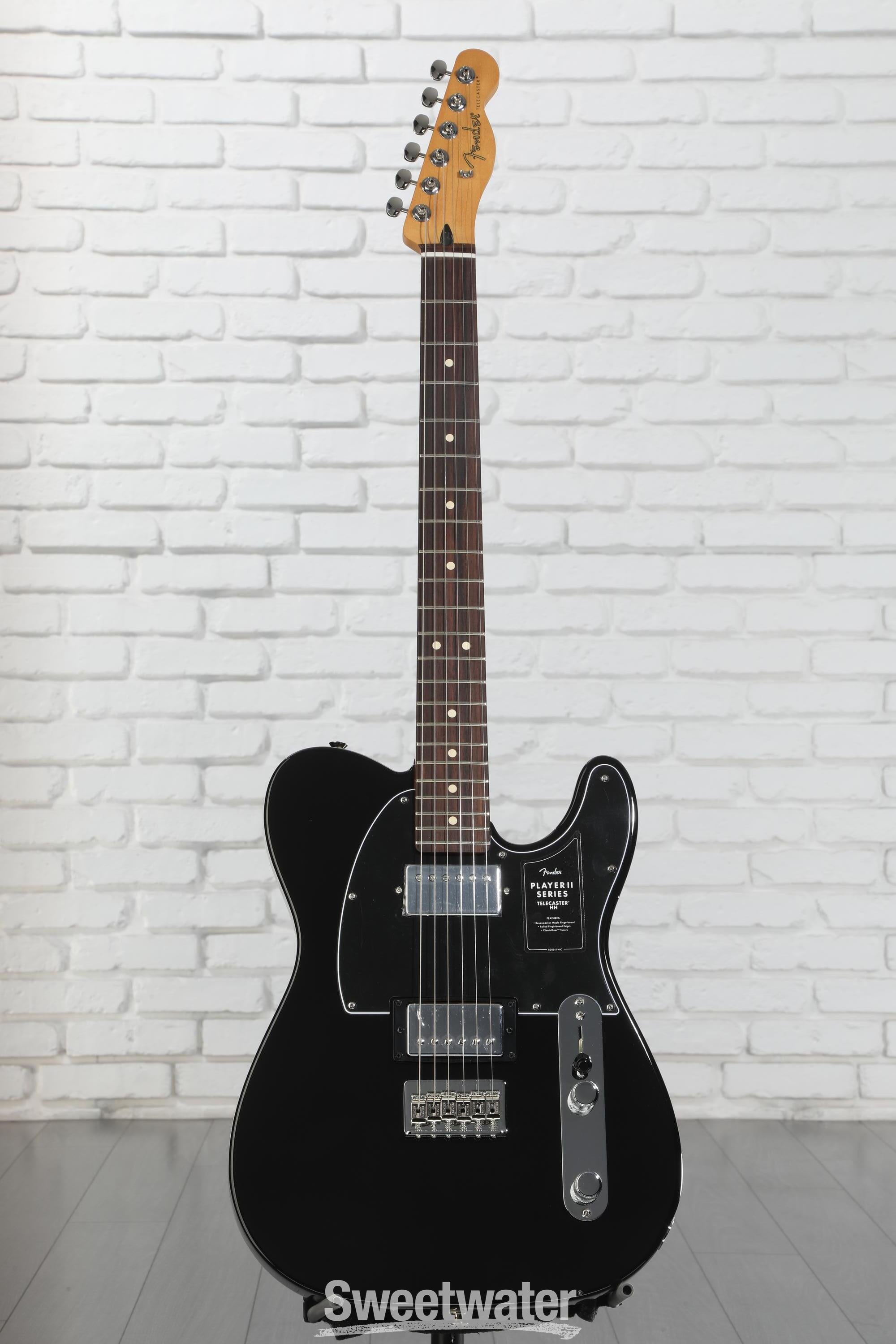 Fender Player II Telecaster HH Electric Guitar - Black with