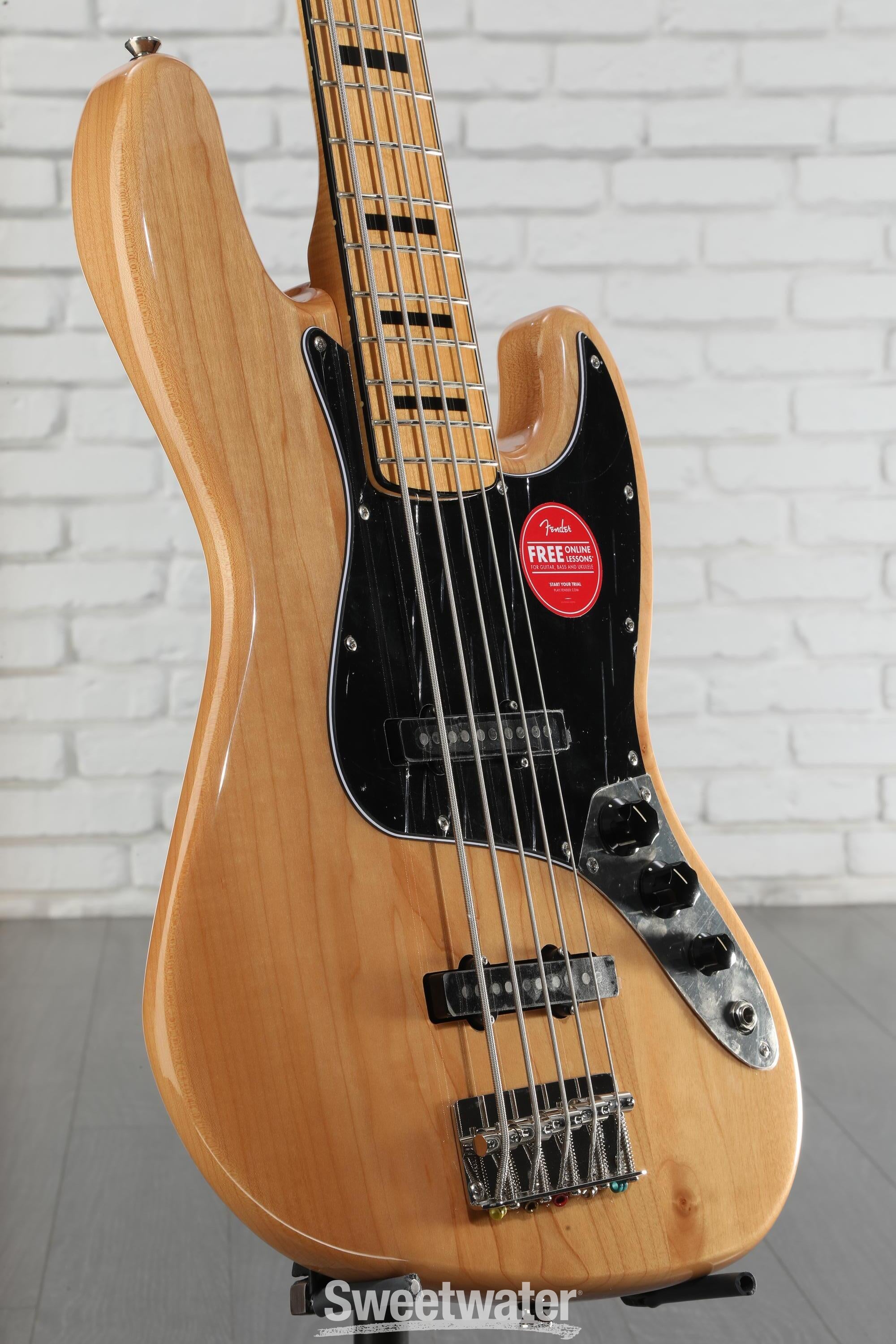 Squier Classic Vibe '70s Jazz Bass V - Natural with Maple