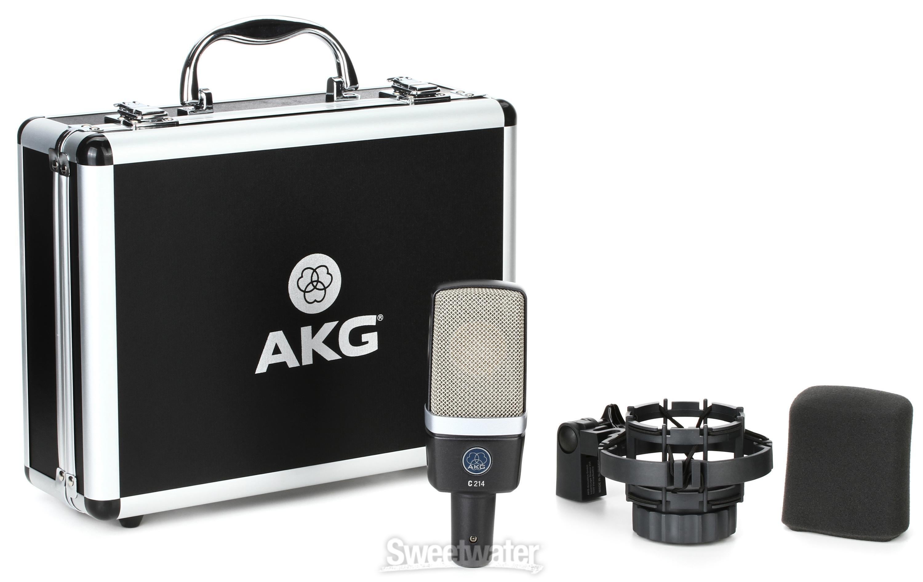 AKG C214 Large-diaphragm Condenser Microphone | Sweetwater