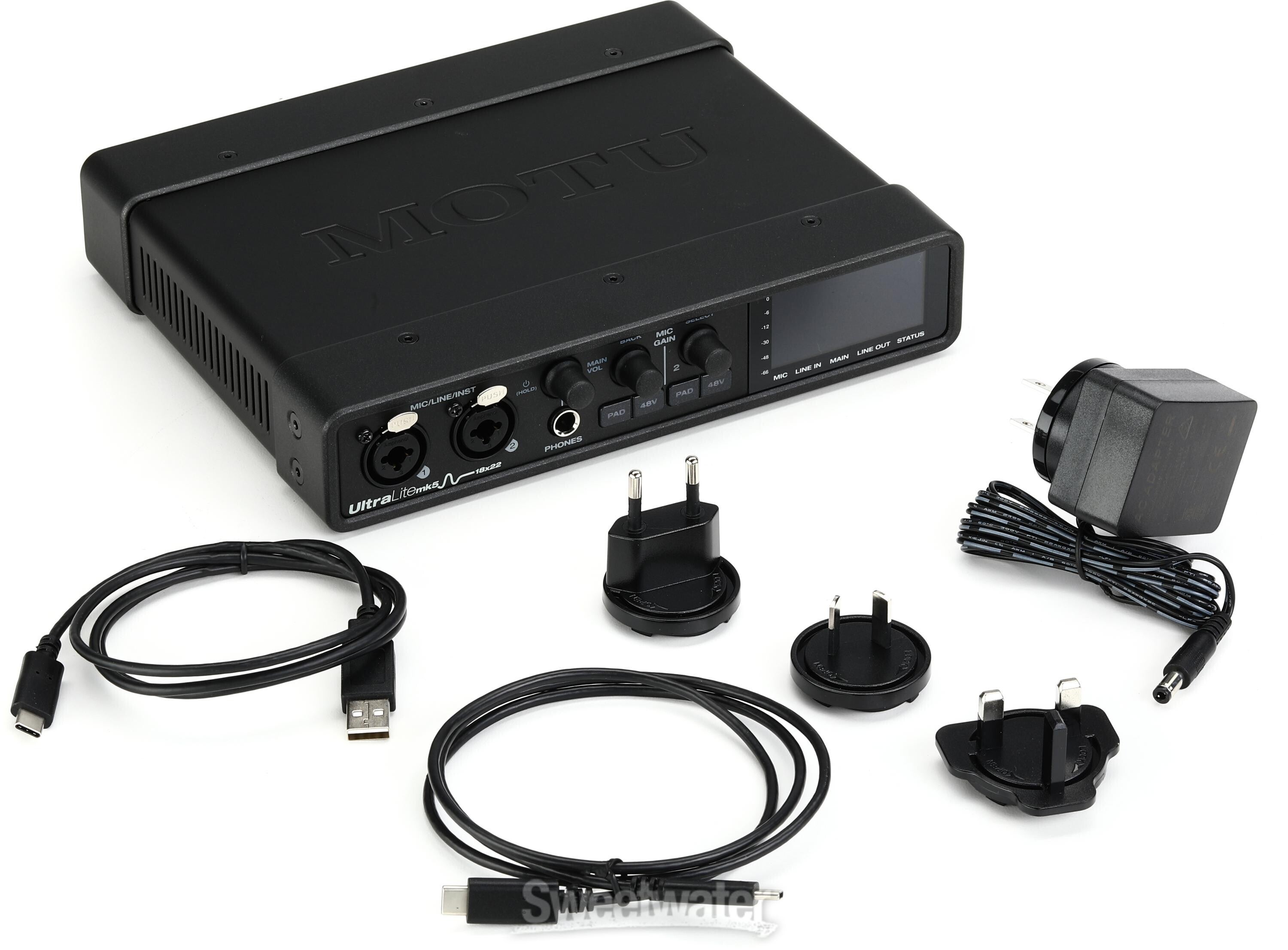 Interface　Audio　Sweetwater　18x22　UltraLite-mk5　MOTU　USB