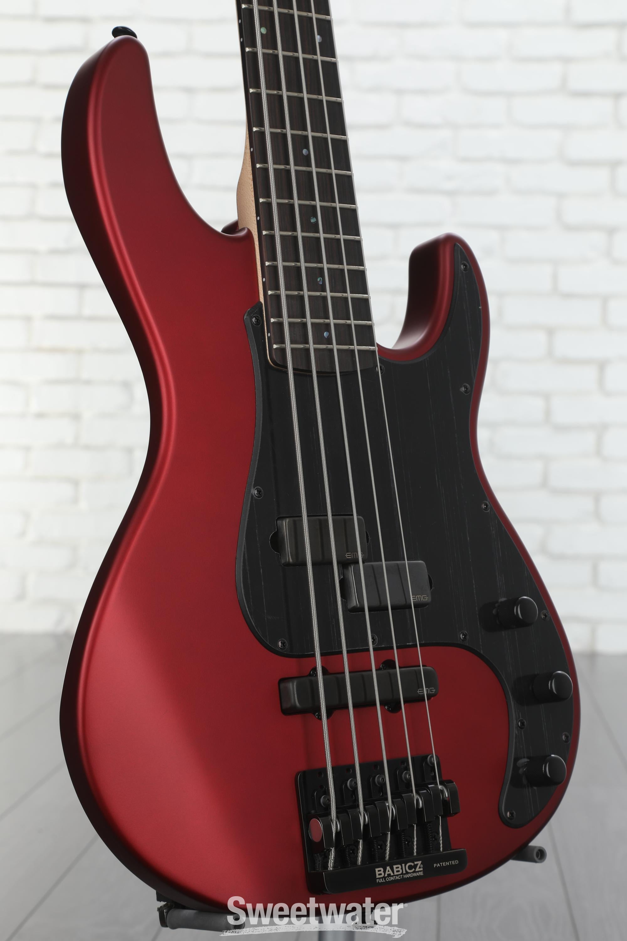 LTD AP-5 Bass Guitar - Candy Apple Red - Sweetwater