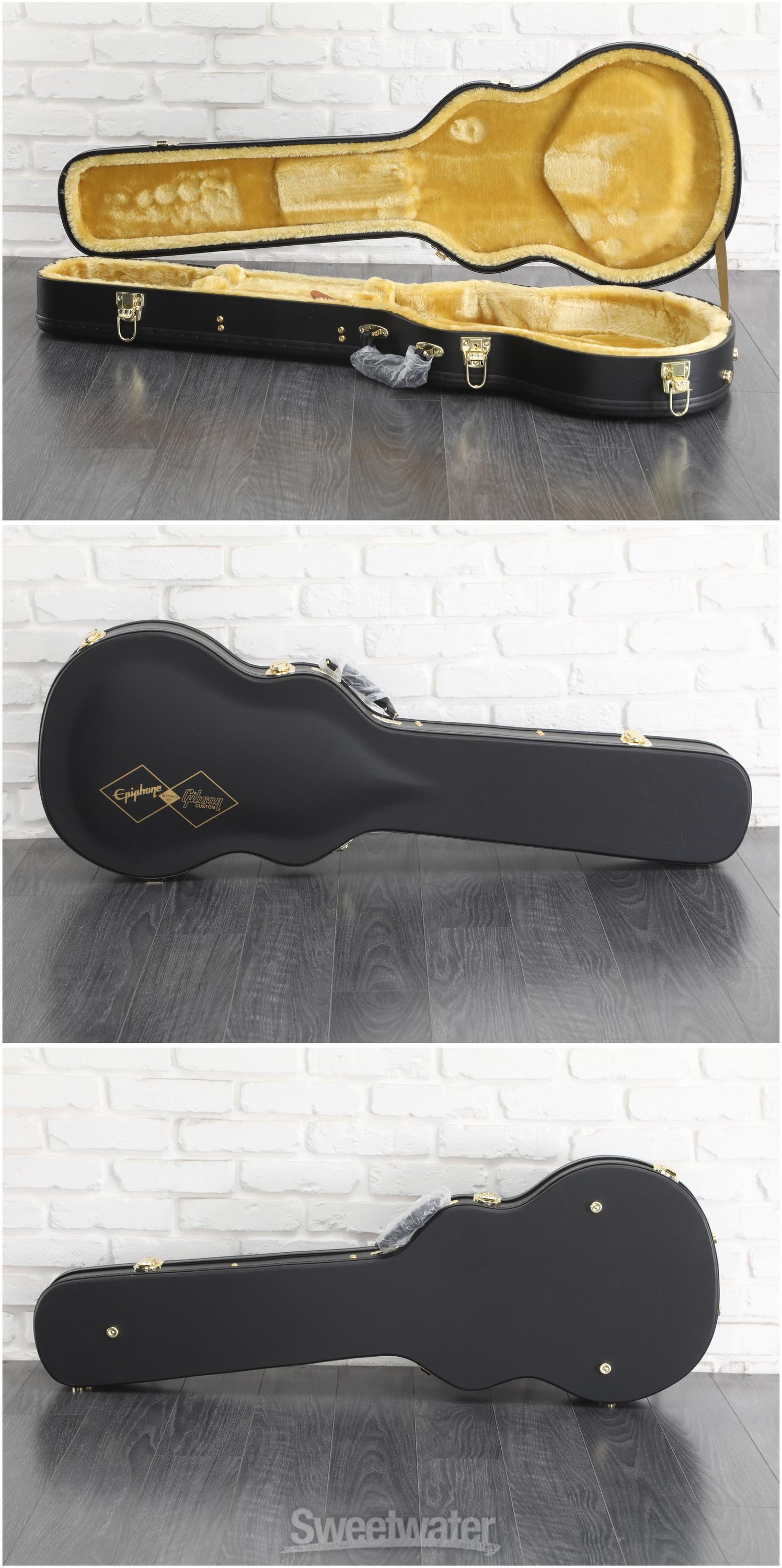 Epiphone Les Paul Custom Electric Guitar - Ebony | Sweetwater