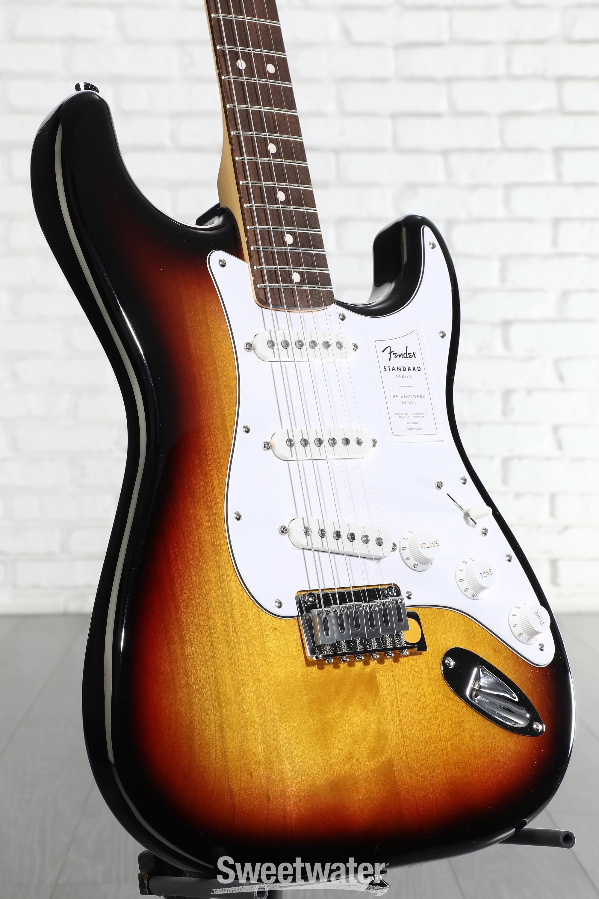 Photo of Fender Standard Stratocaster Electric Guitar - 3-color Sunburst