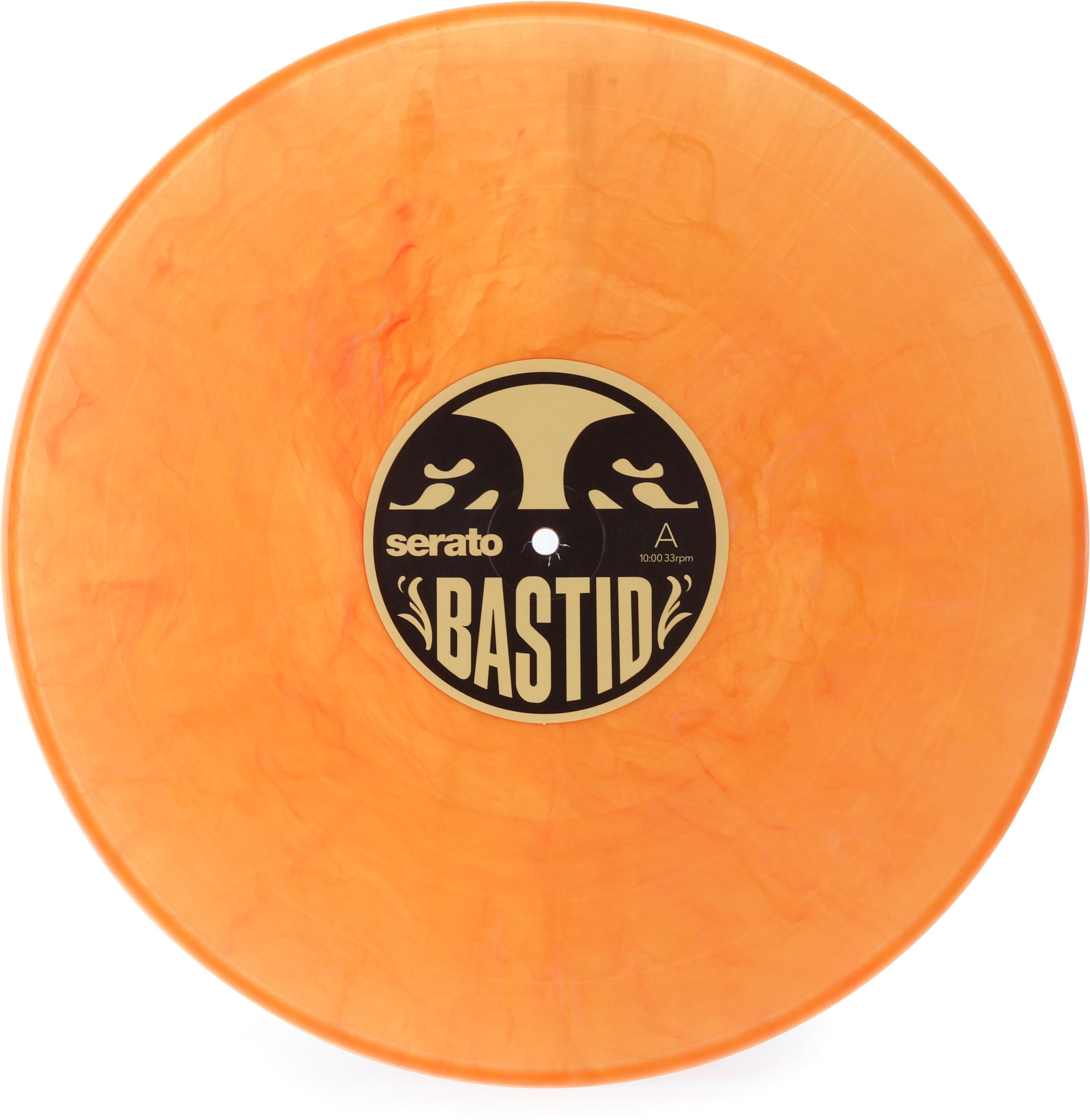 Serato Skratch Bastid x Obey Control Vinyl Set - Hot Sauce Orange