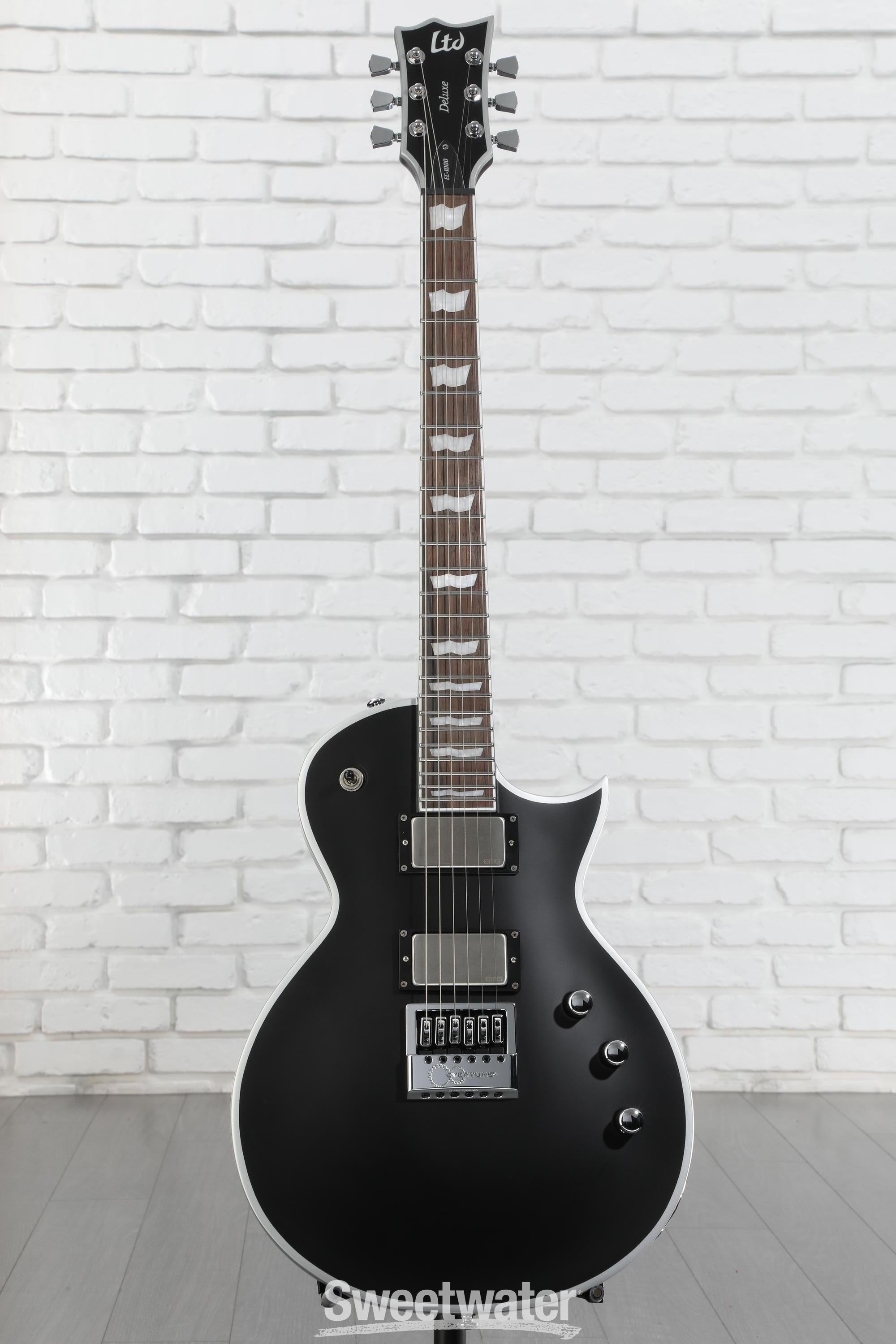 ESP LTD EC-1000 Evertune BB Electric Guitar - Black Satin