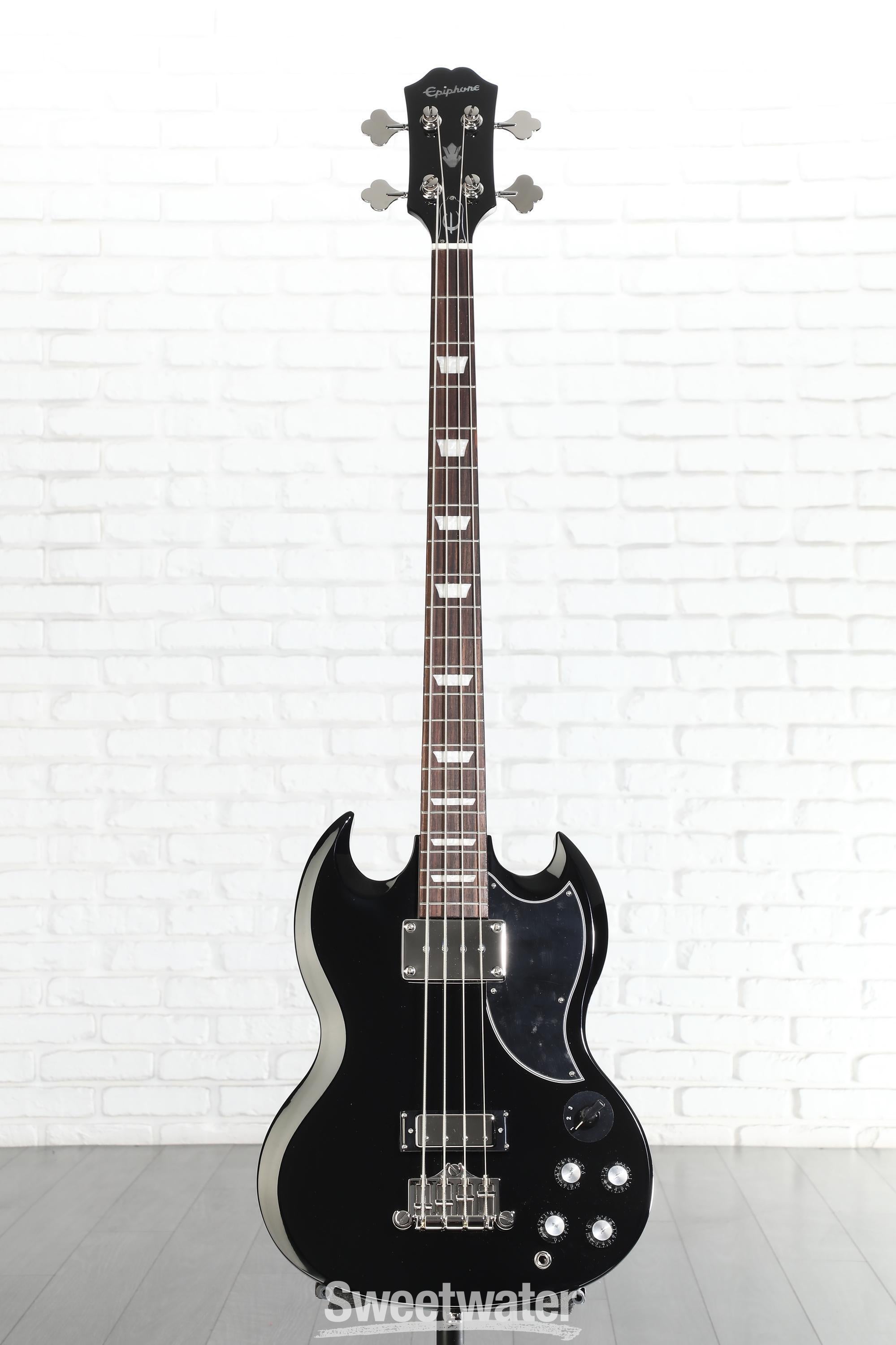 Epiphone EB-3 Bass Guitar - Ebony | Sweetwater