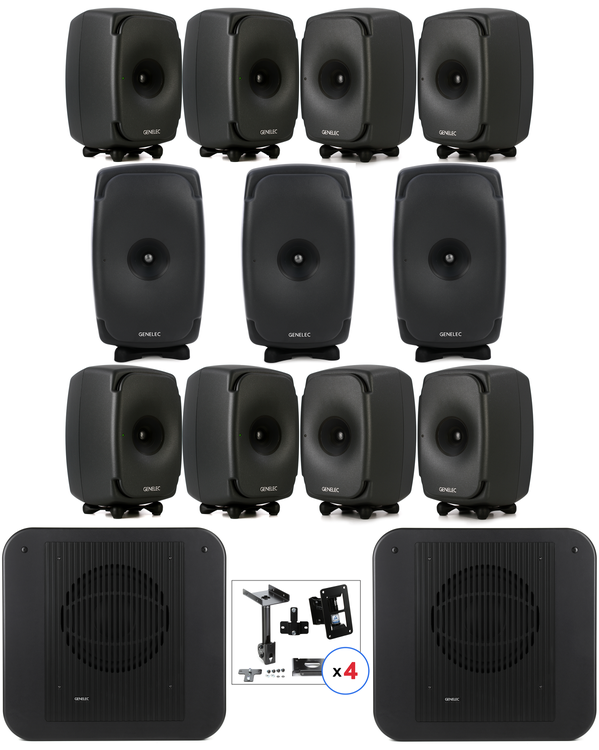 Genelec 7.1.4 Immersive Audio Studio Monitor System