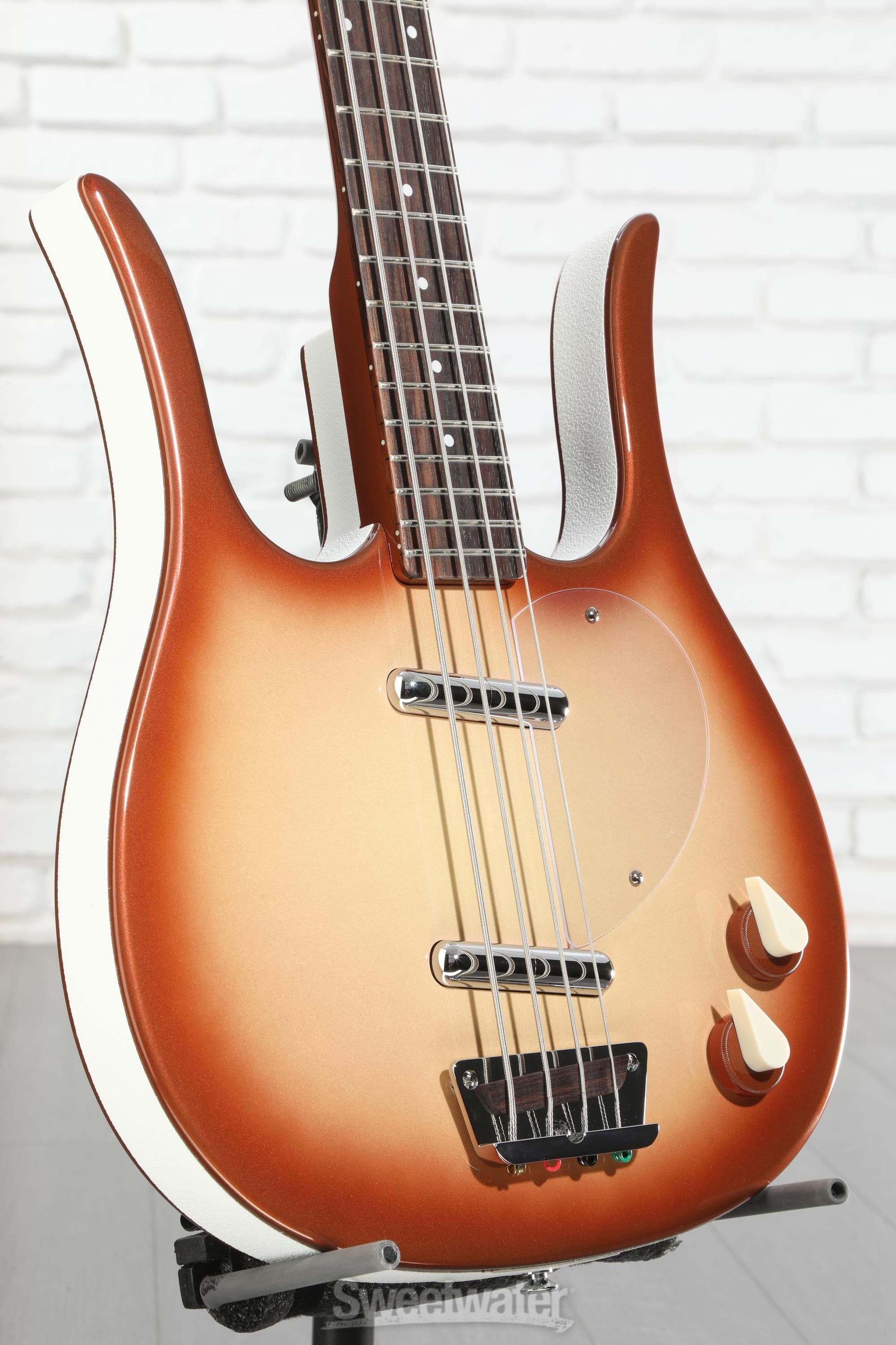 Danelectro Longhorn Bass Guitar - Copper Burst | Sweetwater