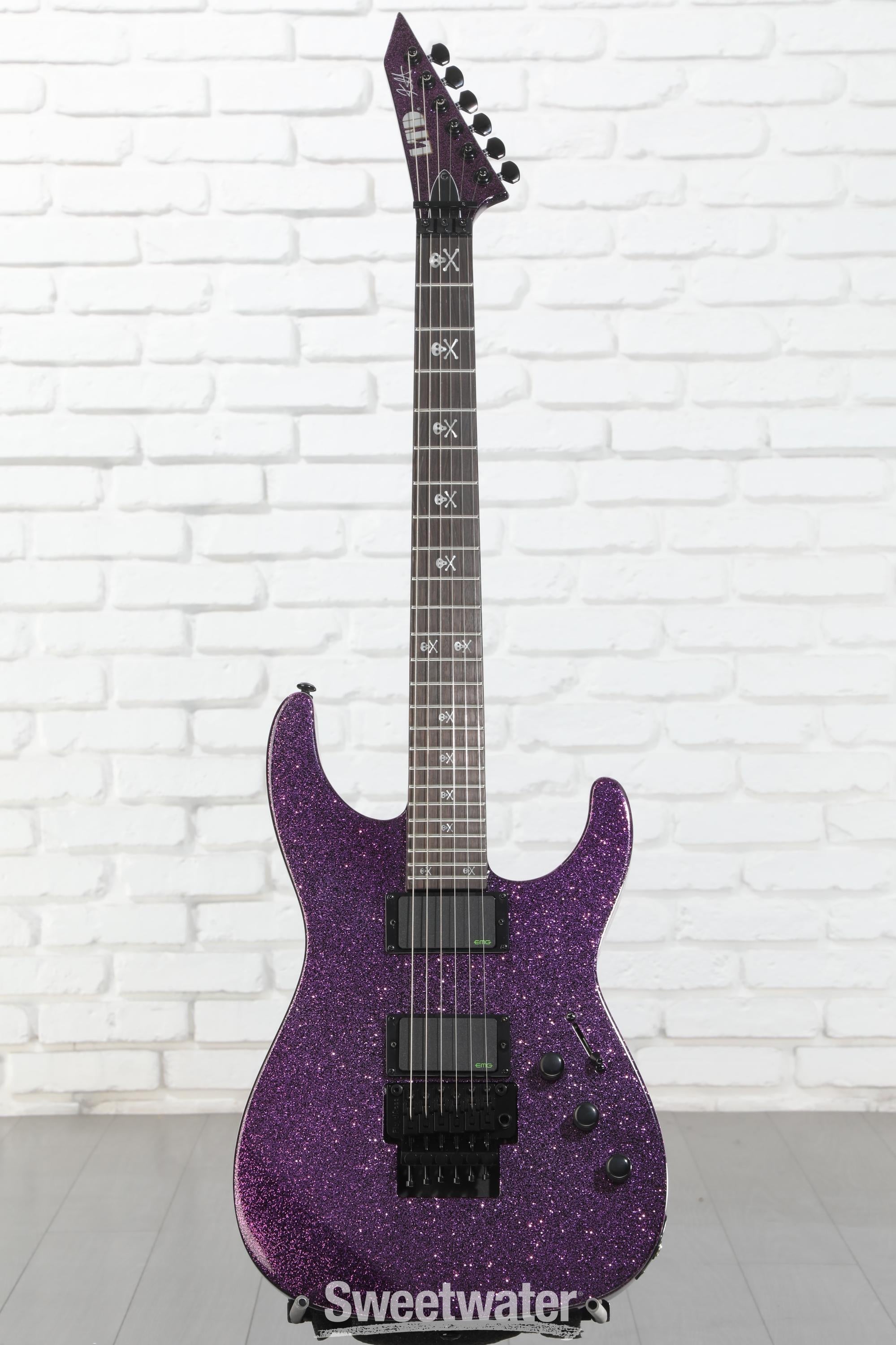 ESP LTD Kirk Hammett Signature KH-602 - Purple Sparkle