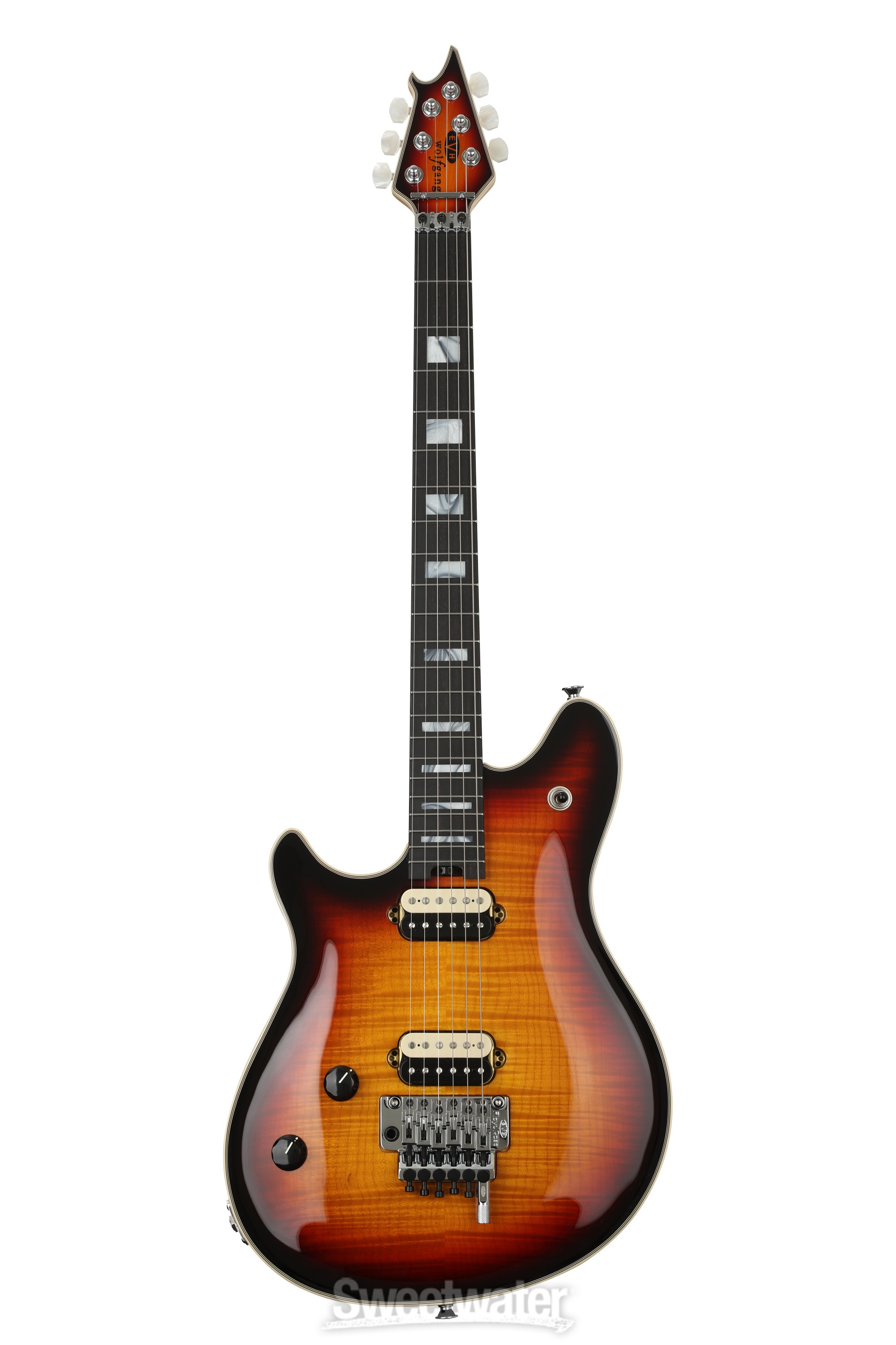 EVH Wolfgang USA Left handed 3 Color Sunburst Sweetwater
