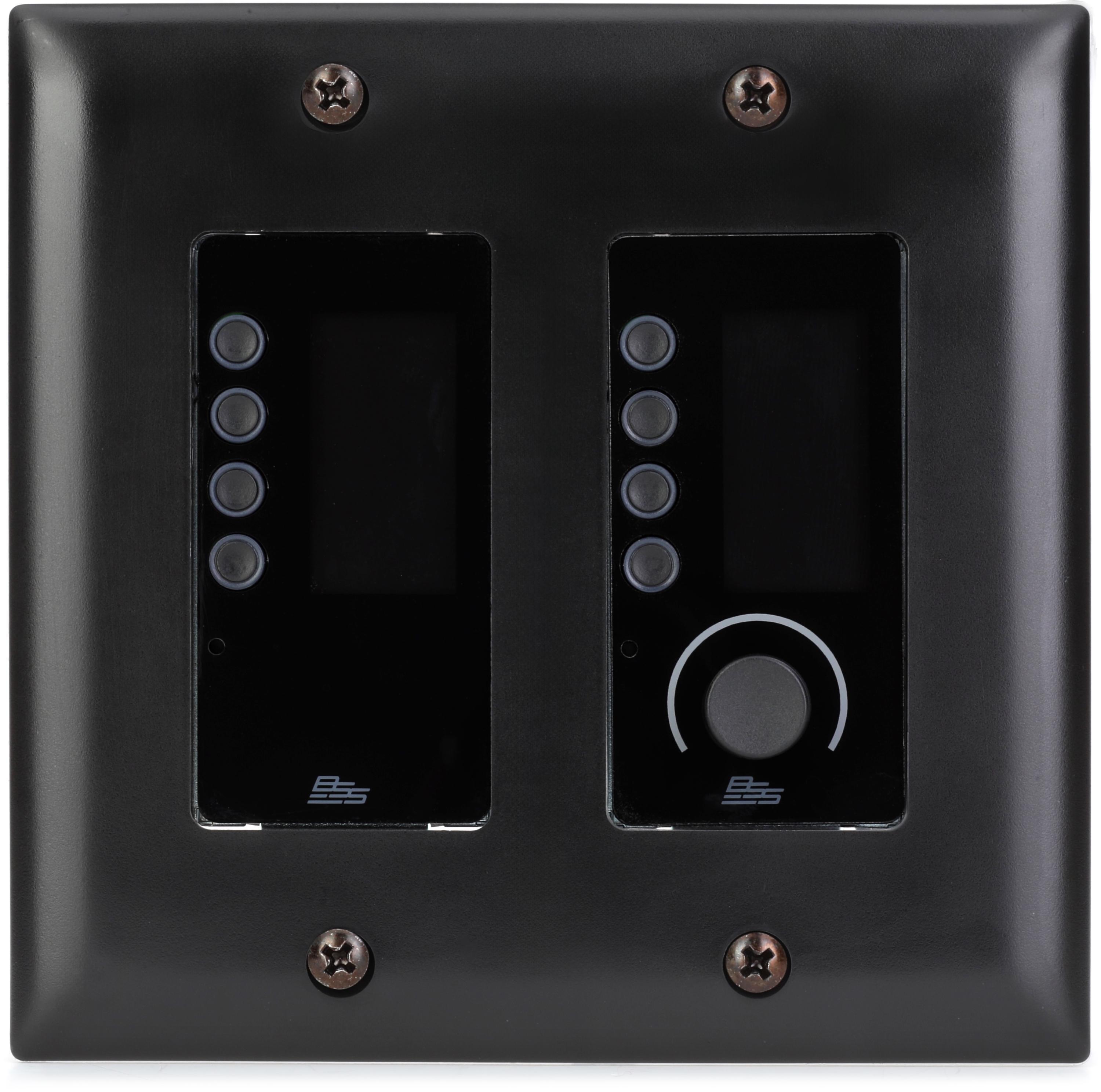 BSS EC-8BV Ethernet 8-button & Volume Controller - Black