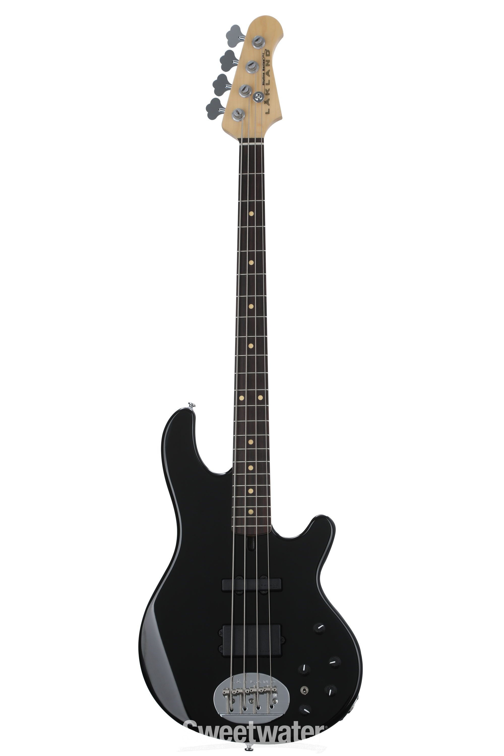 Lakland Skyline 44-02 Standard - Black with Rosewood Fingerboard 