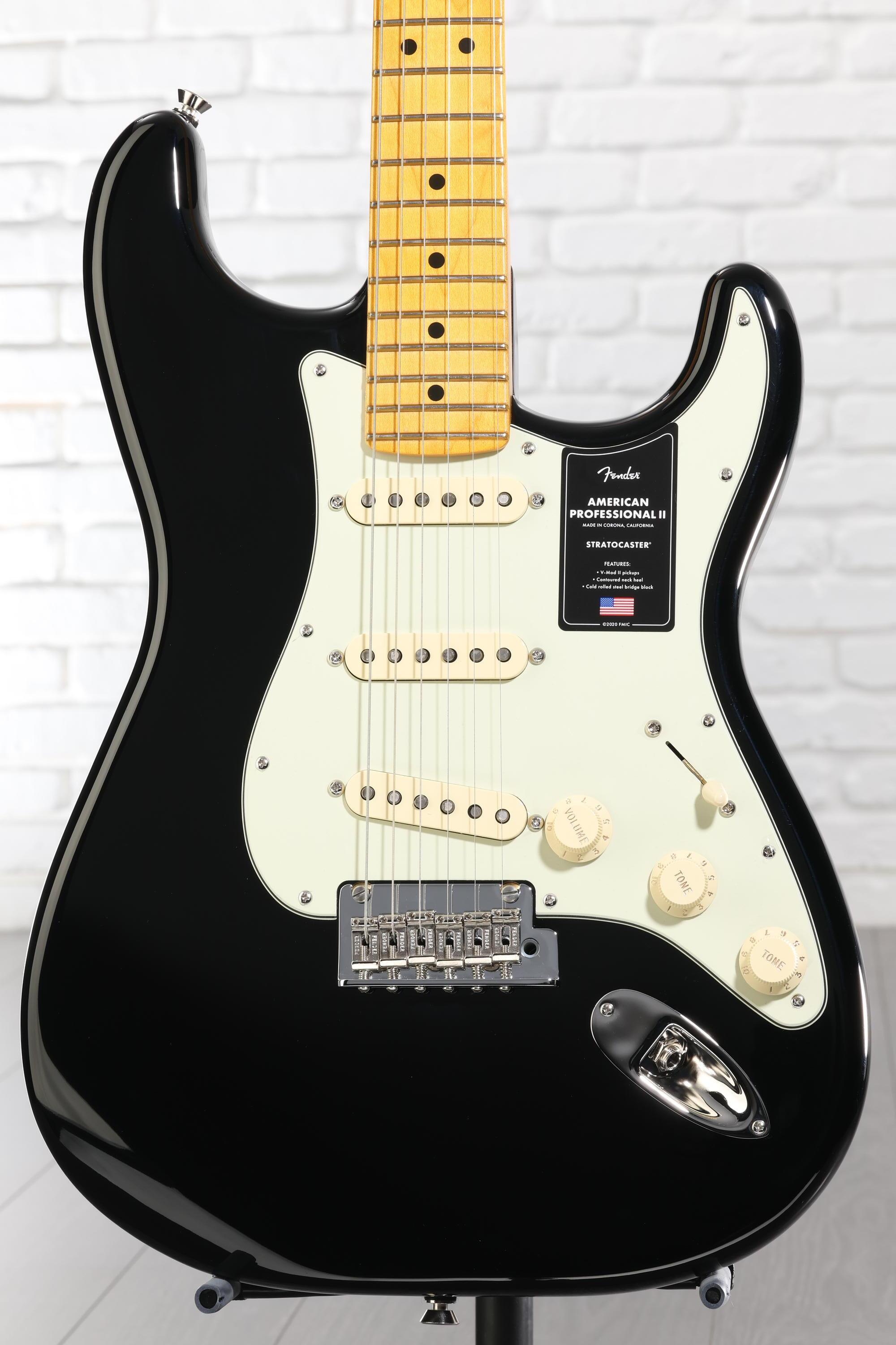 Fender American Professional II Stratocaster - Black with Maple
