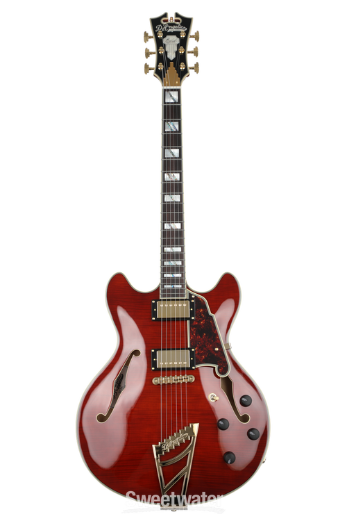 D'Angelico Excel DC Semi-hollowbody Electric Guitar - Viola with