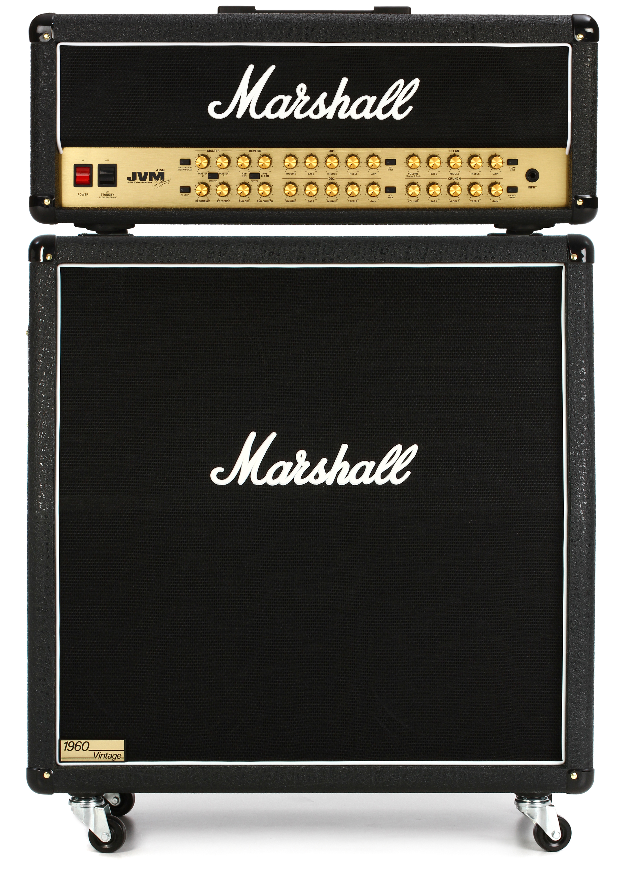 Marshall JVM410H 100-watt 4-channel Tube Head and 1960AV 280-watt