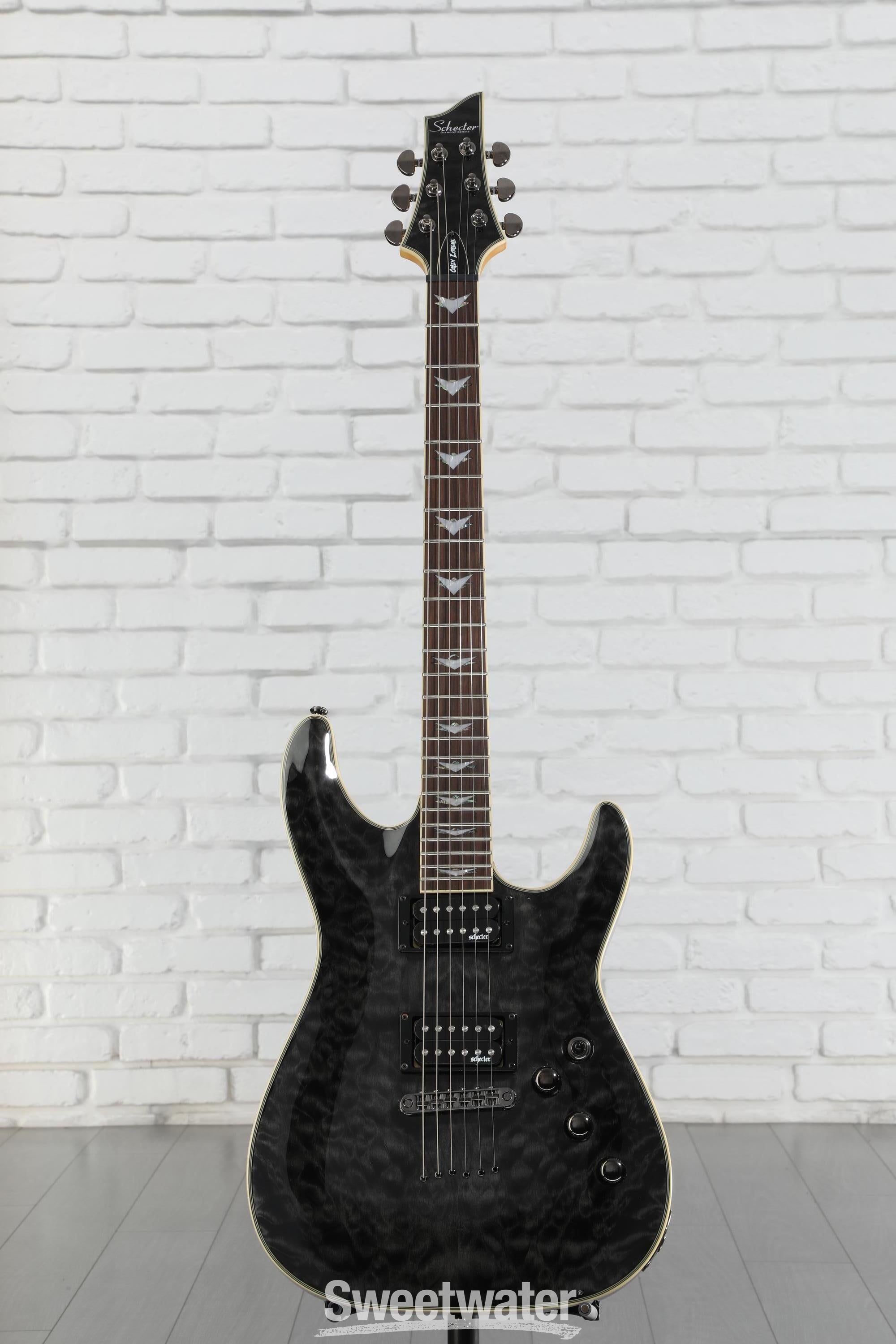 Schecter Omen Extreme-6 Electric Guitar - See-Thru Black