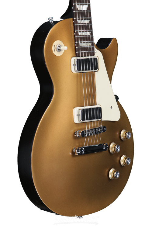 Gibson Les Paul Studio '70s Tribute - Satin Gold Top, Dark Gibson Les Paul Studio '70s Tribute - Satin Gold Top, Dark