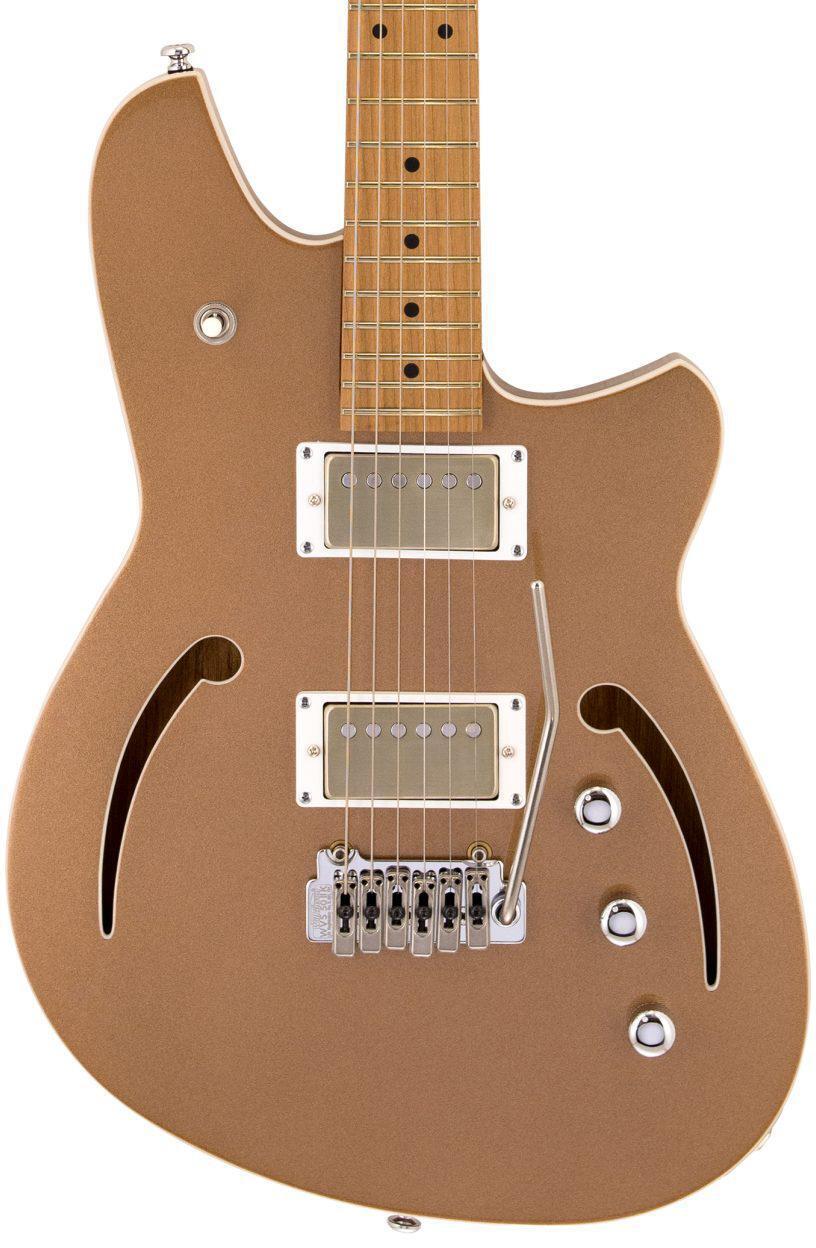 Reverend Kingbolt Air HH Electric Guitar - Metallic Bronze, Maple