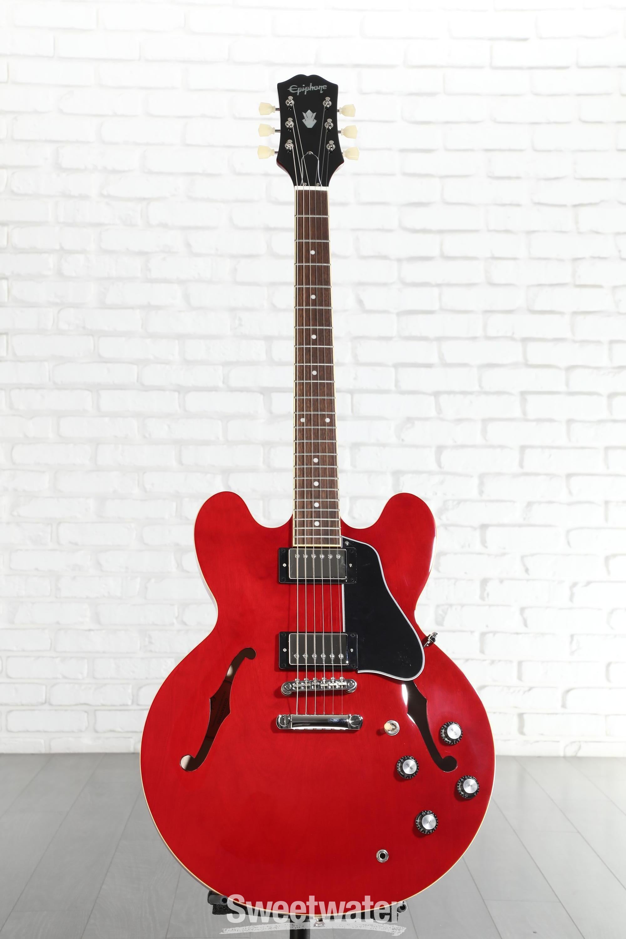 Epiphone ES-335 Semi-hollowbody Electric Guitar - Cherry | Sweetwater