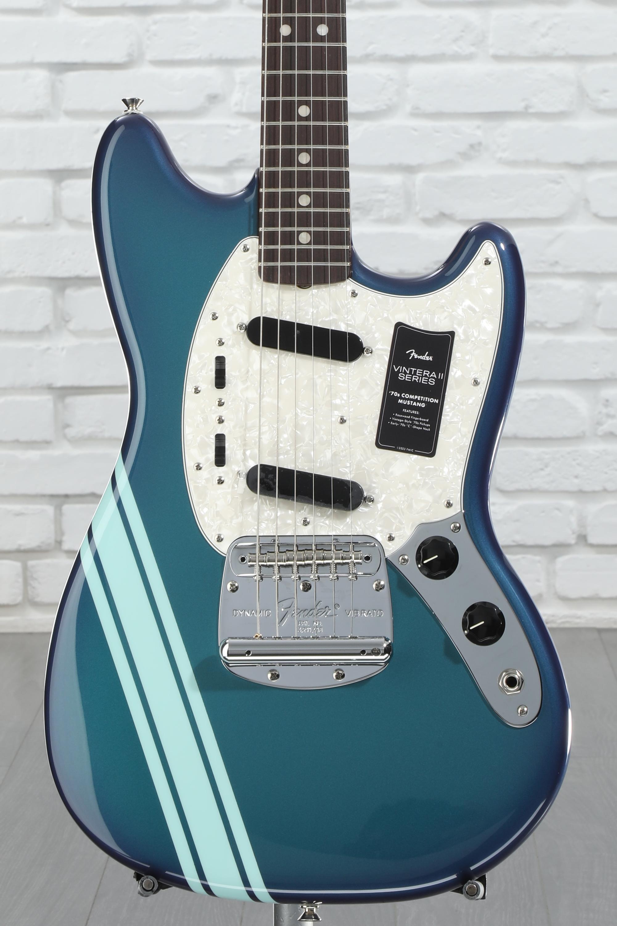 Fender Vintera II '70s Mustang Electric Guitar - Competition Fender Vintera II '70s Mustang Electric Guitar - Competition