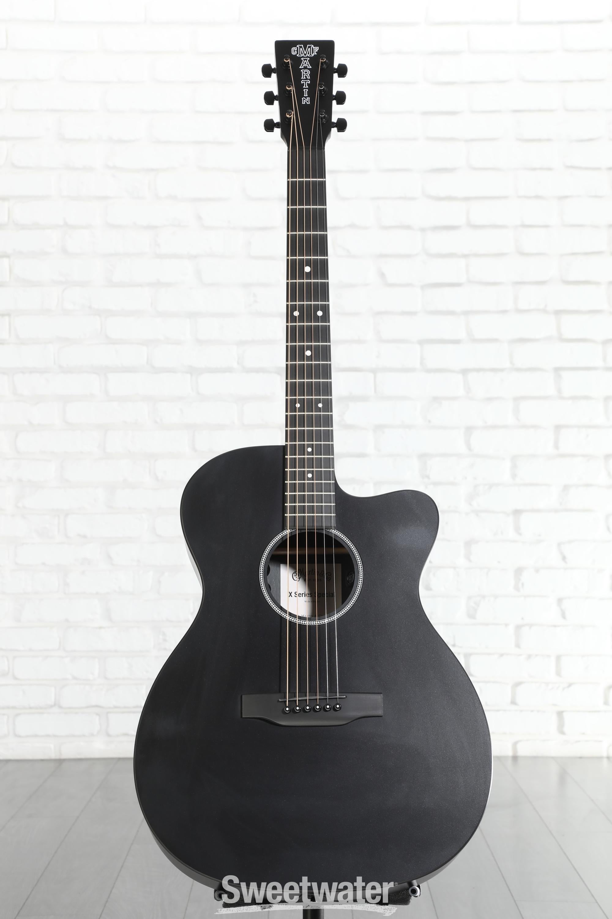 Martin Sweetwater Select OMCX1E Acoustic-electric Guitar - Black