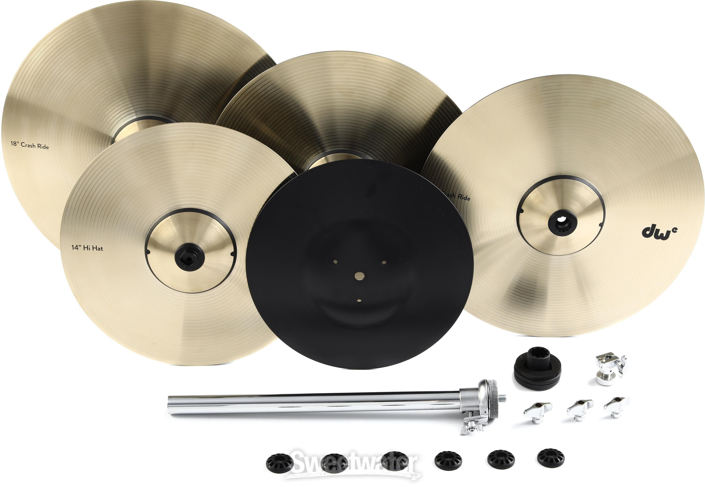 DW DWe 4-piece Electronic Cymbal Pack | Sweetwater