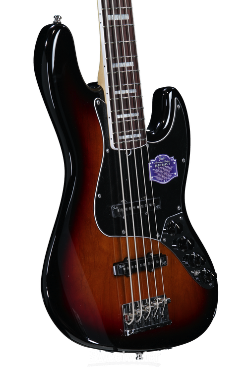 Fender American Deluxe Jazz Bass V - 3-Color Sunburst