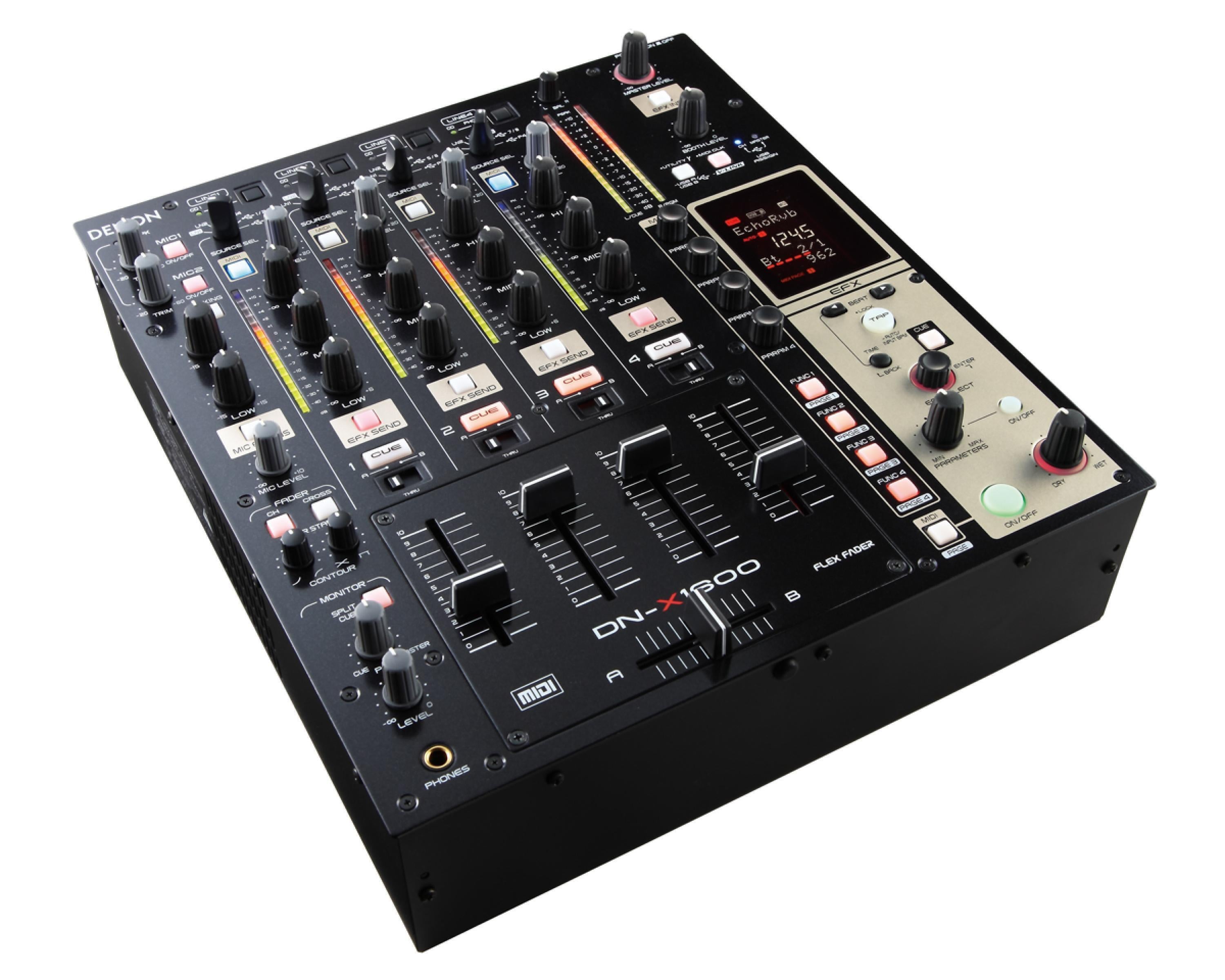 DENON DN-X1600 プロフェッショナル デジタル DJミキサー - 楽器、器材