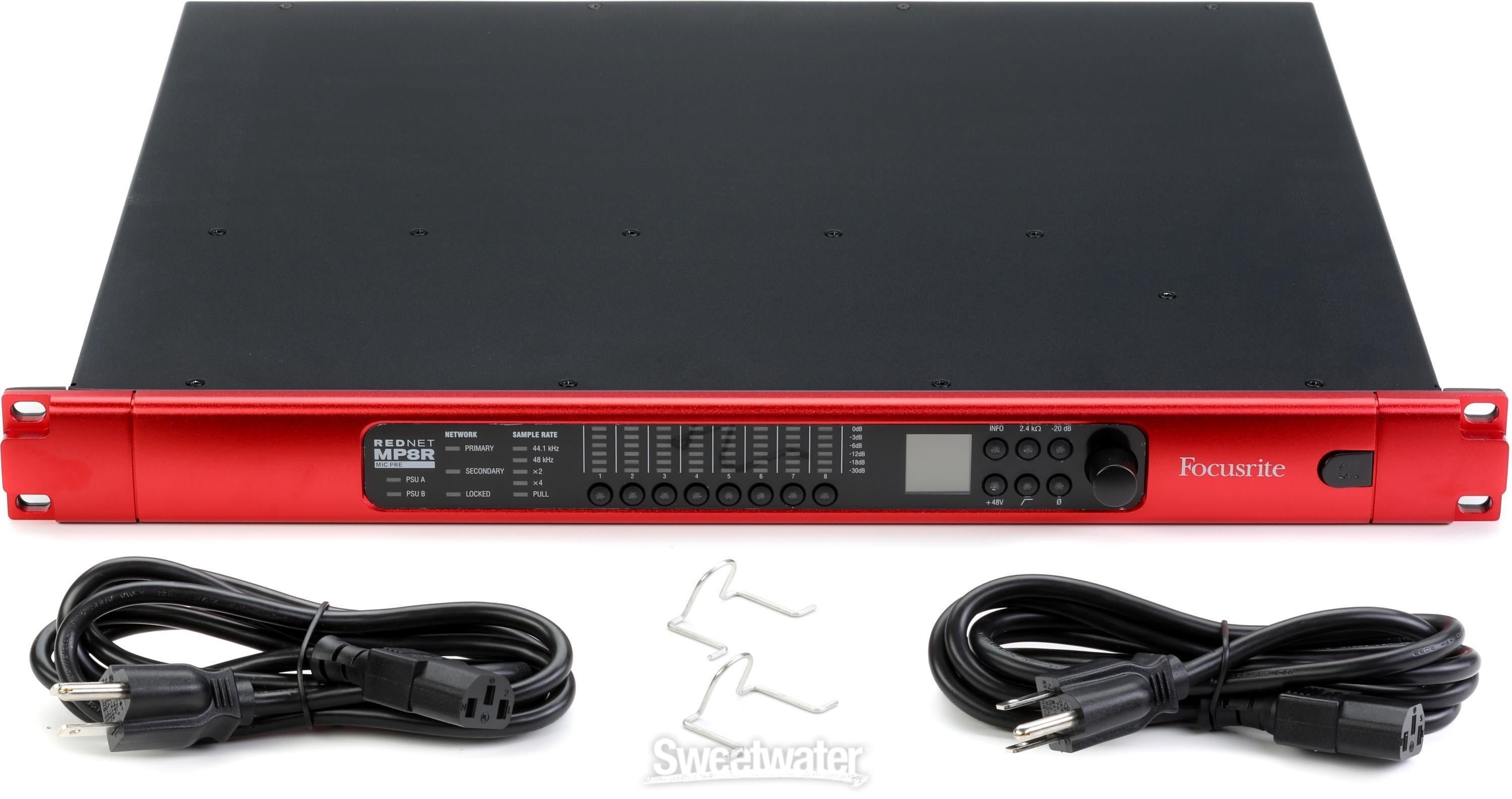 DTM・DAW Focusrite RedNet PCIeR Focusrite RedNet MP8R 8-channel Microphone Preamp & A/D