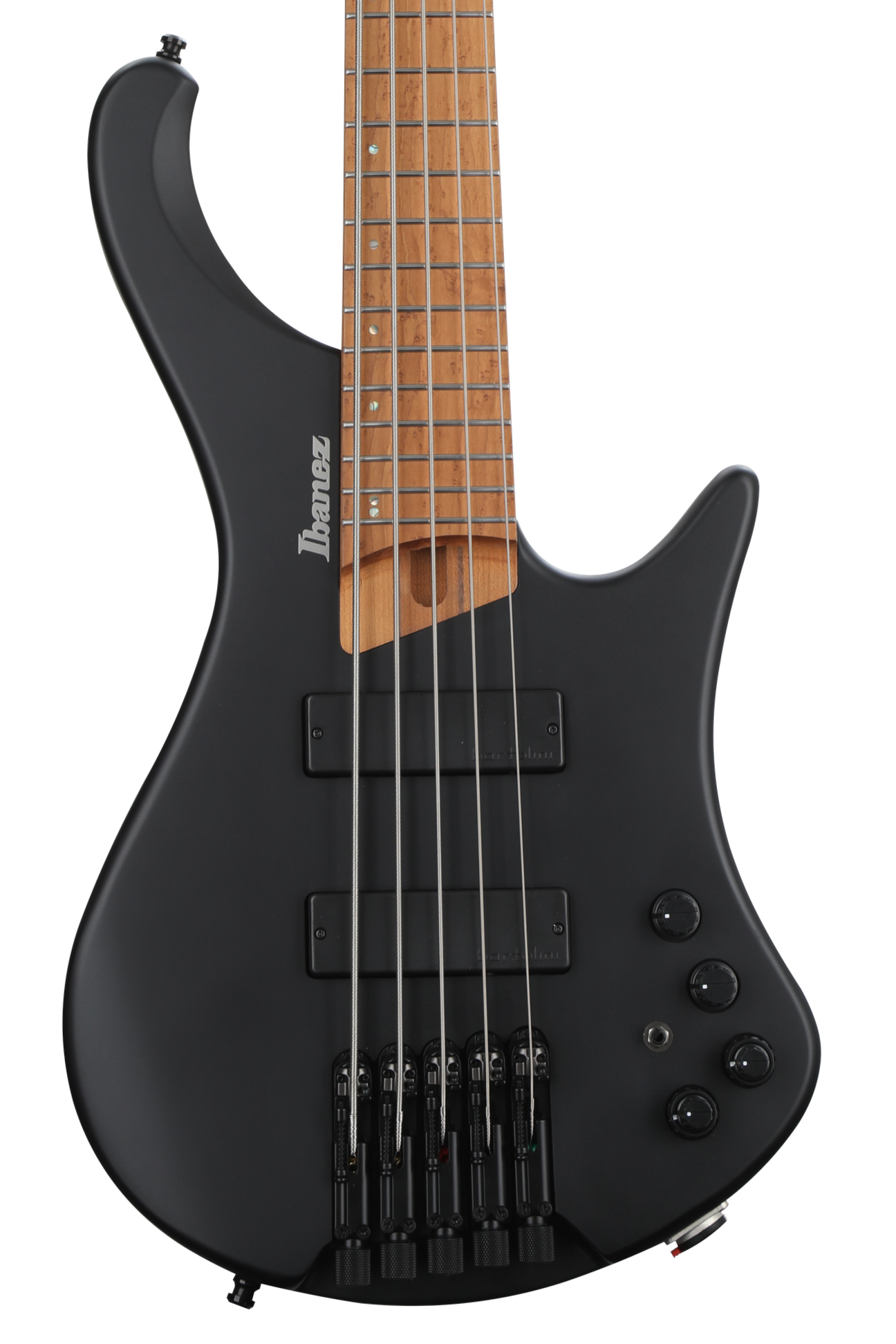 Ibanez Bass Workshop EHB1005 Bass Guitar - Black Flat | Sweetwater