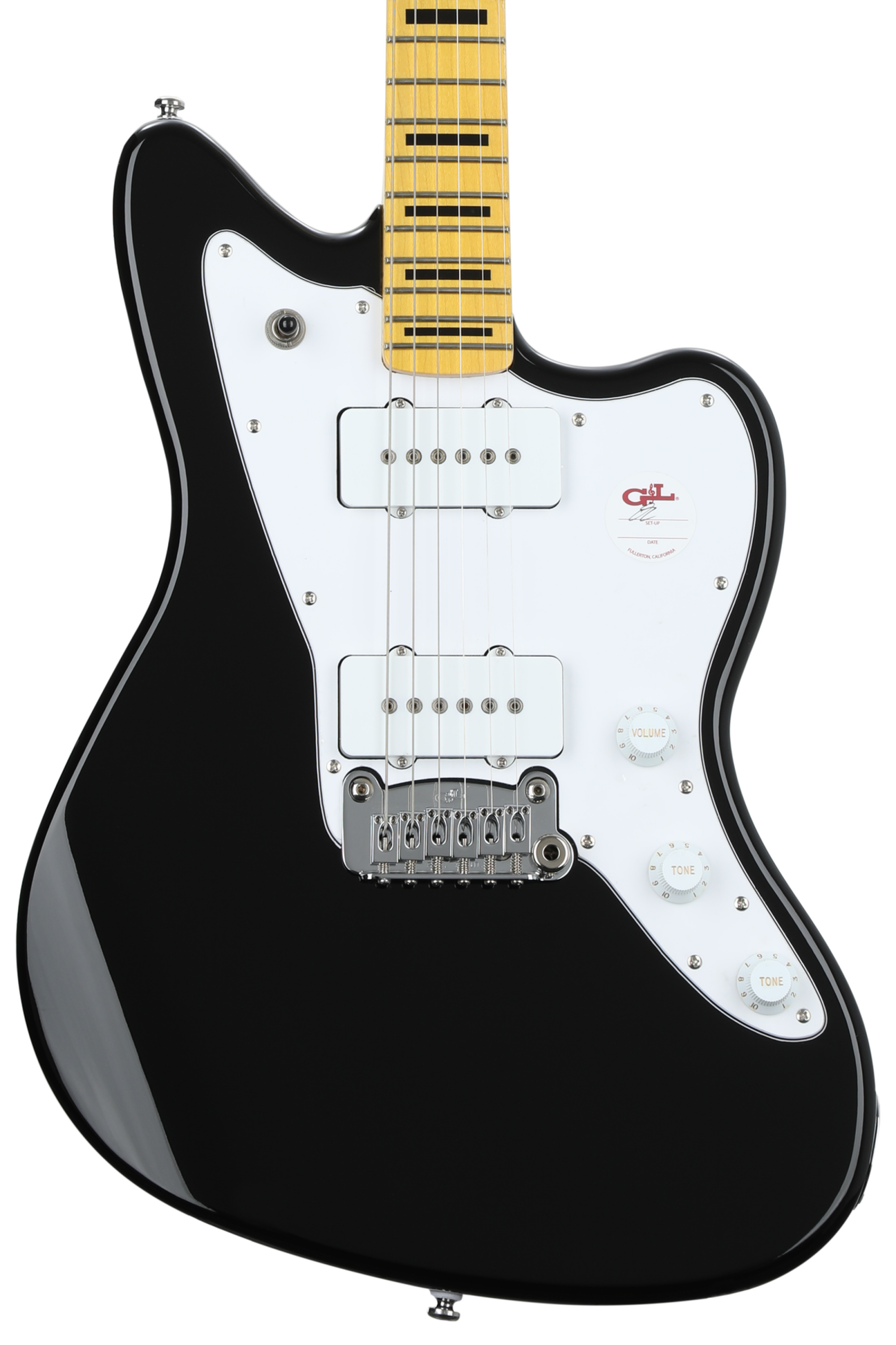 リードホーンと25音リードセット(G-g-g'半音付) G&L Tribute Doheny Electric Guitar - Jet Black | Sweetwater