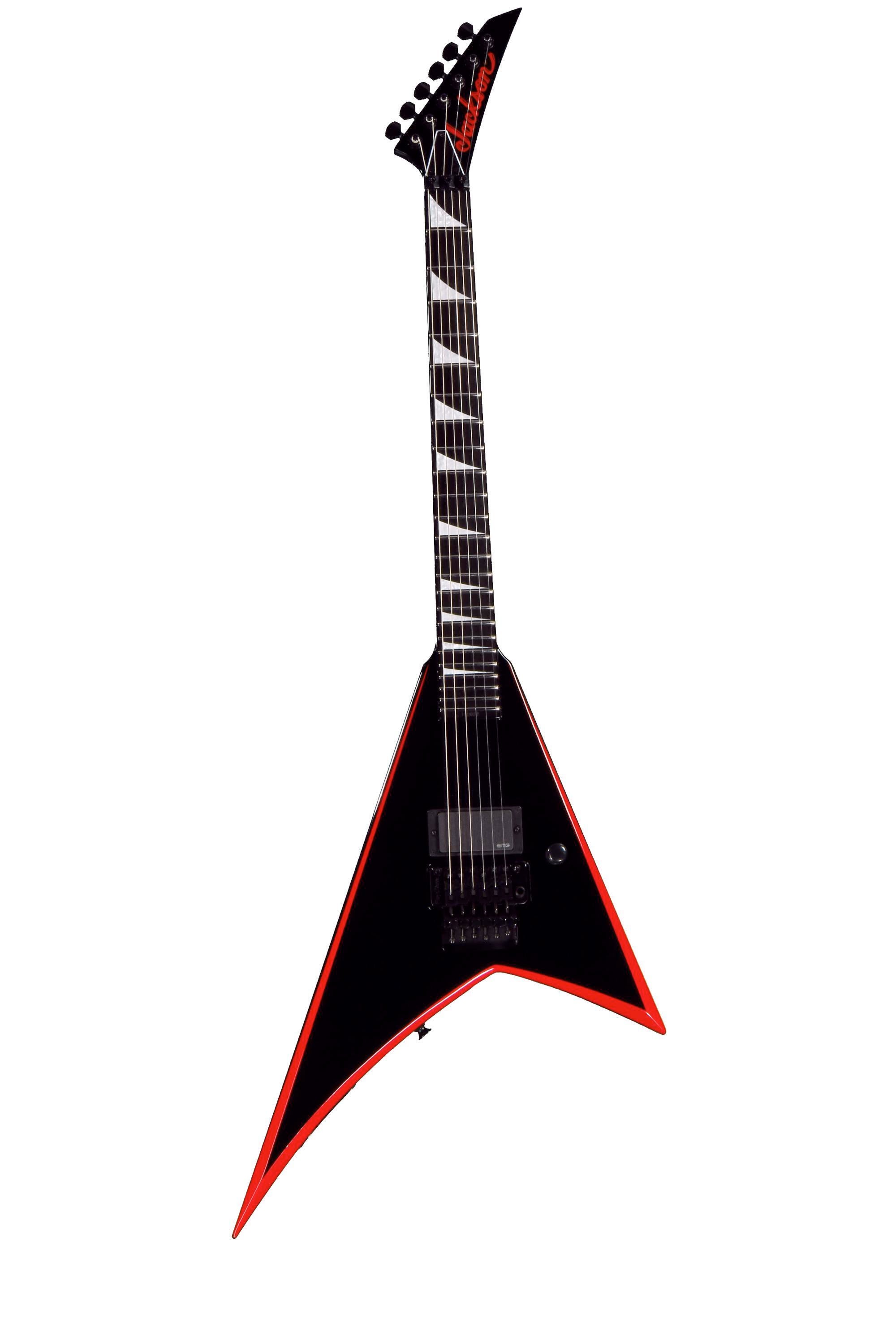 Jackson Pro Series RR24 Rhoads - Black / Blood Red Bevels