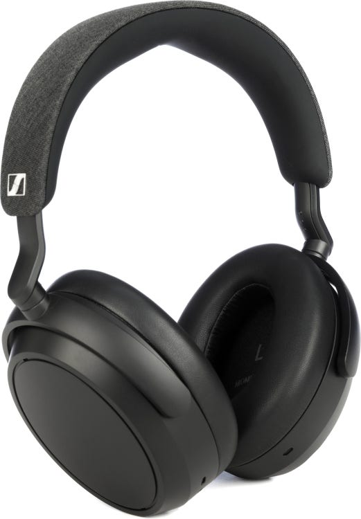 Sennheiser M4AEBT Momentum 4 Wireless Headphones - Black | Sweetwater 