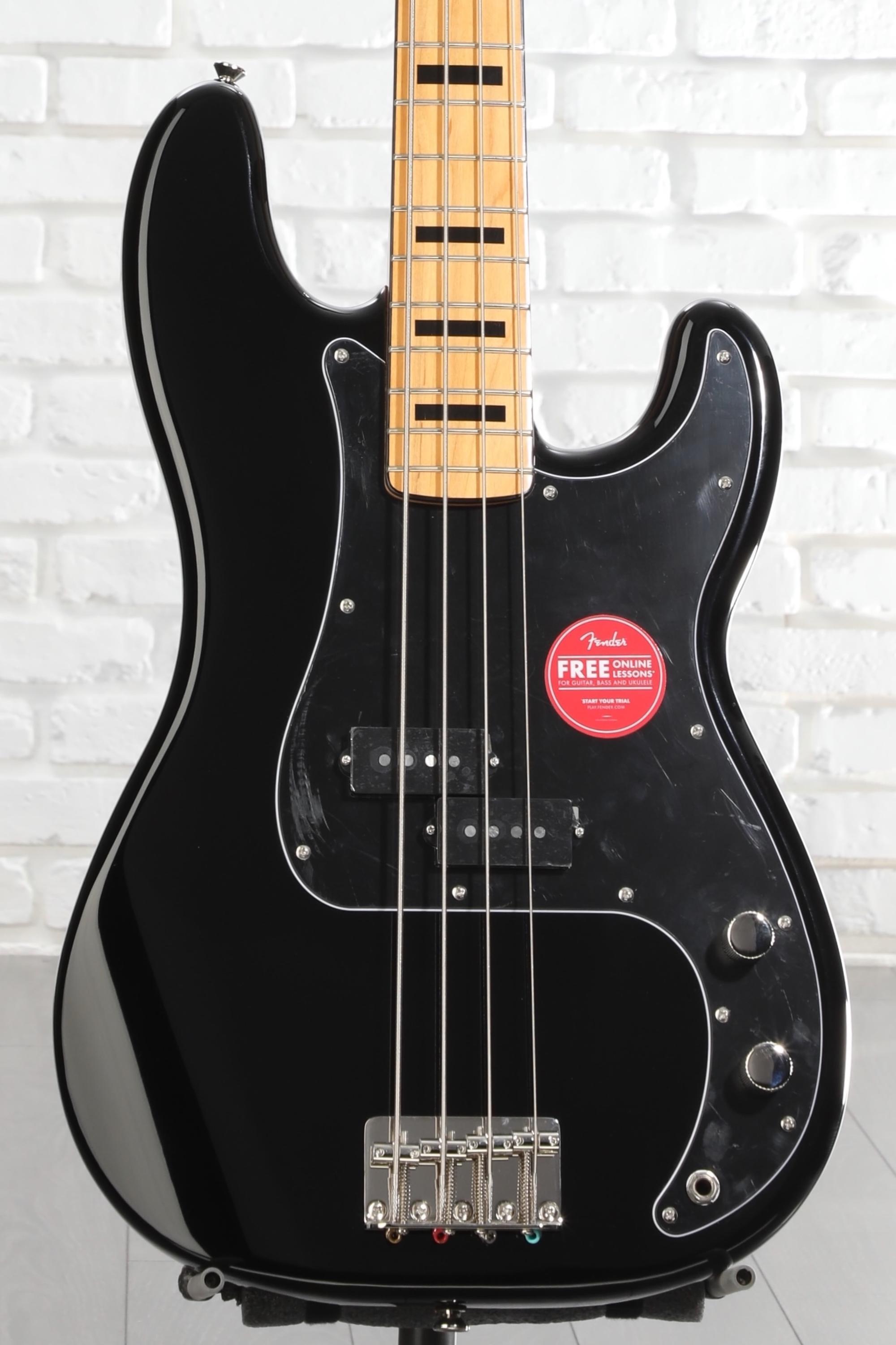 Squier Classic Vibe '70s Precision Bass - Black | Sweetwater