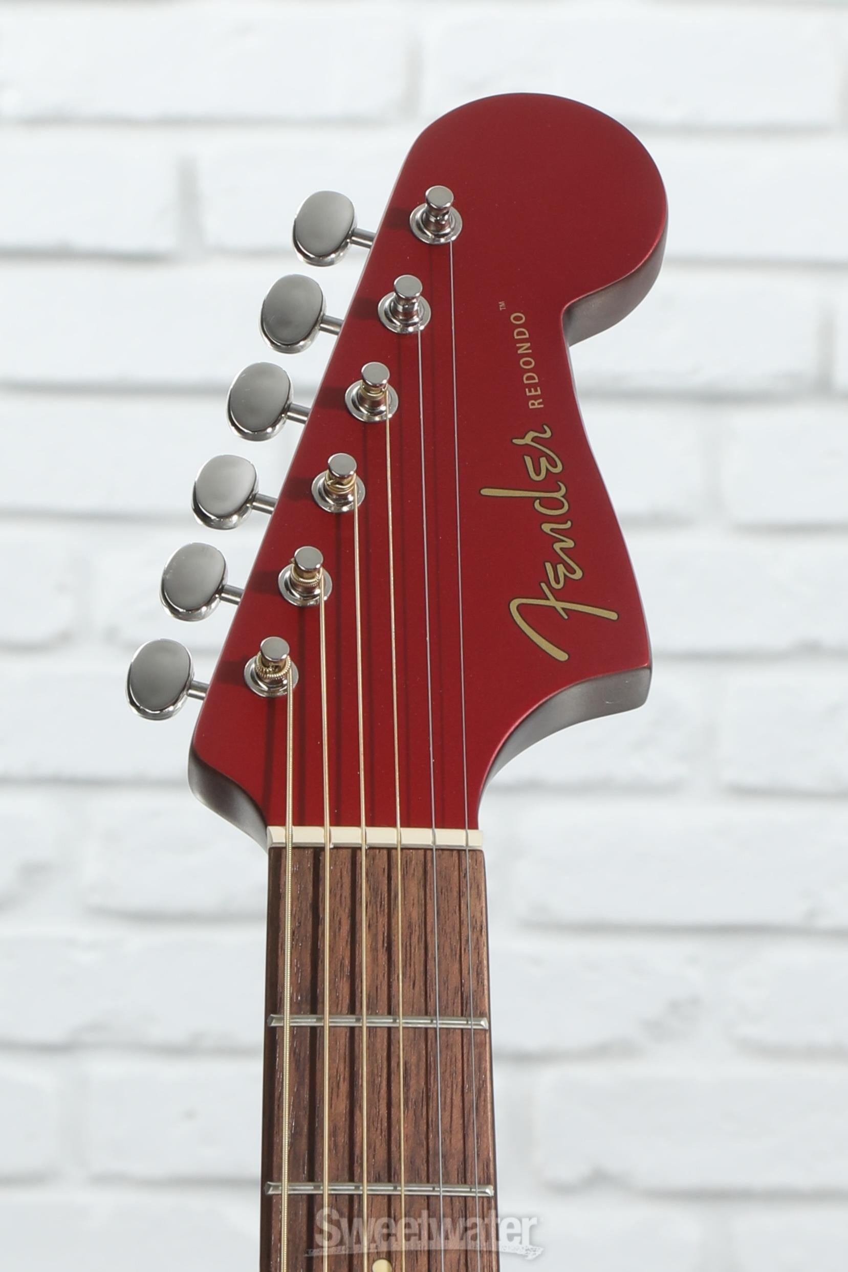 Fender Redondo Player Acoustic-electric Guitar - Candy Apple