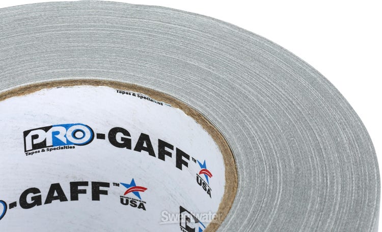 Hosa GFT-459BK Black Gaffer Tape - 4 x 60 Yards