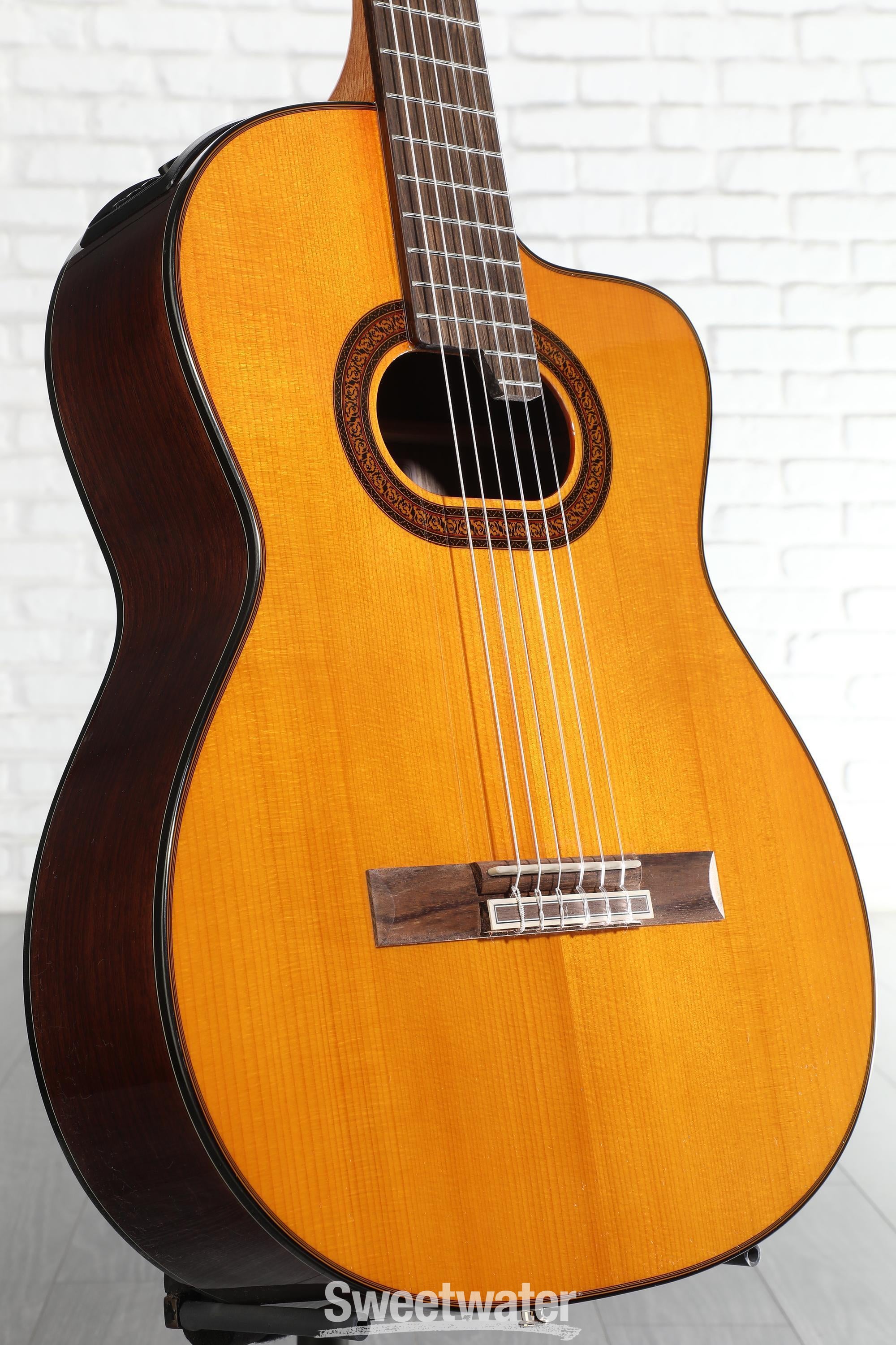 Photo of Takamine GC-6CE, Nylon String Acoustic-Electric Guitar - Natural