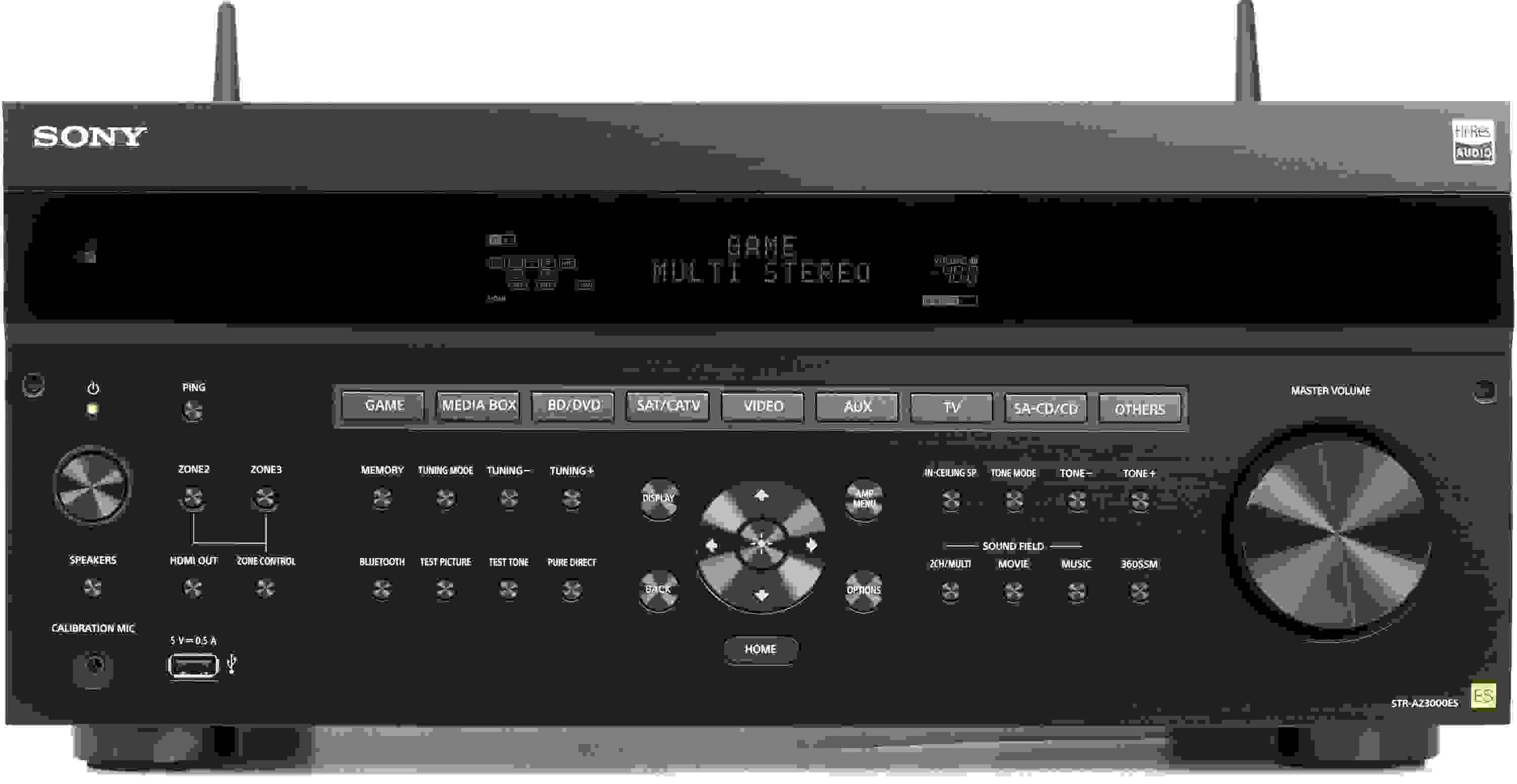 Sony STR-AZ3000ES Premium ES 9.2-channel 8K A/V Receiver | Sweetwater