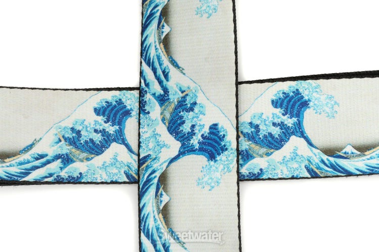Levy's Masterpiece Guitar Strap - The Great Wave off Kanagawa