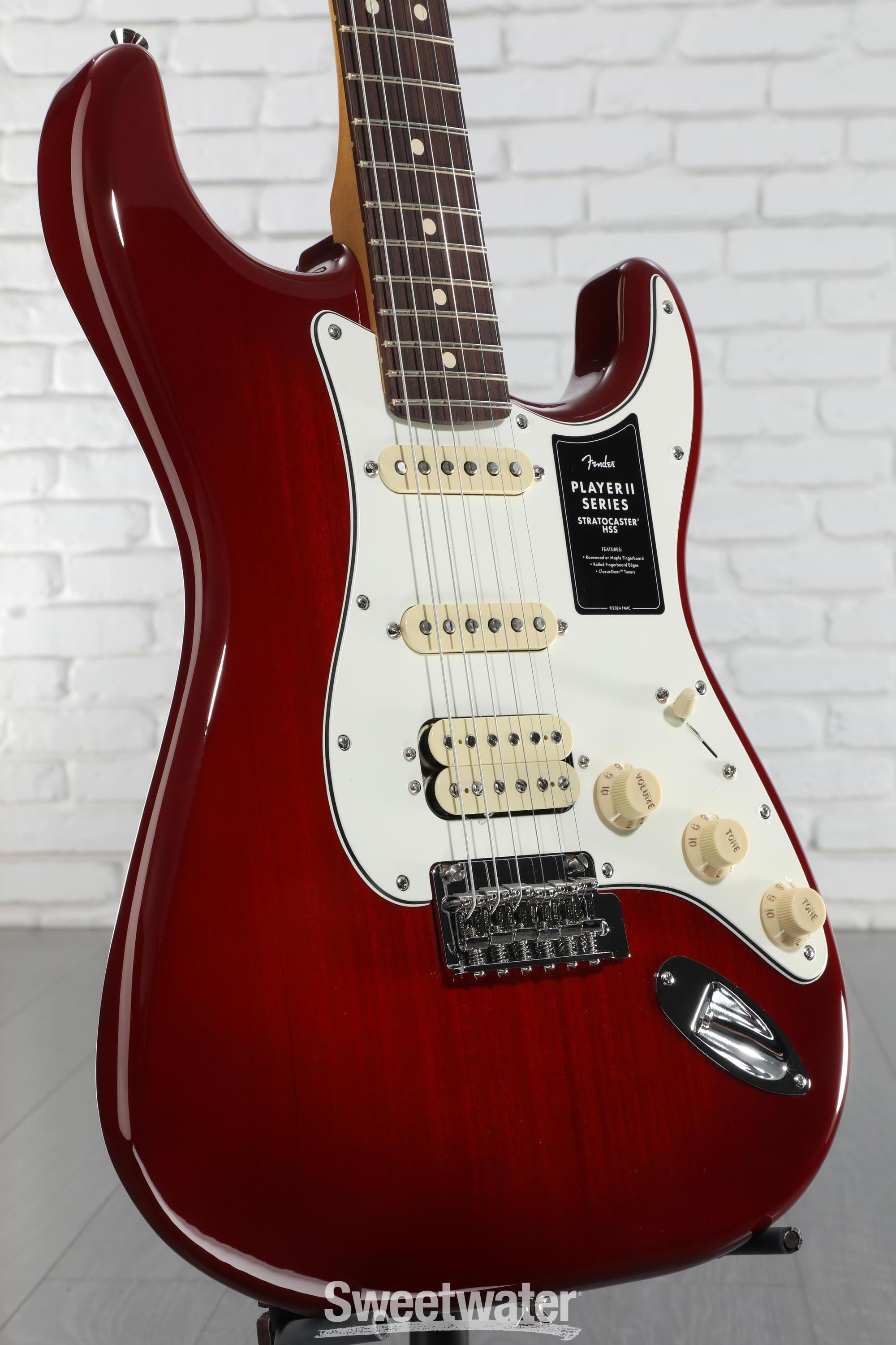 Fender Player II Stratocaster HSS Electric Guitar - Transparent