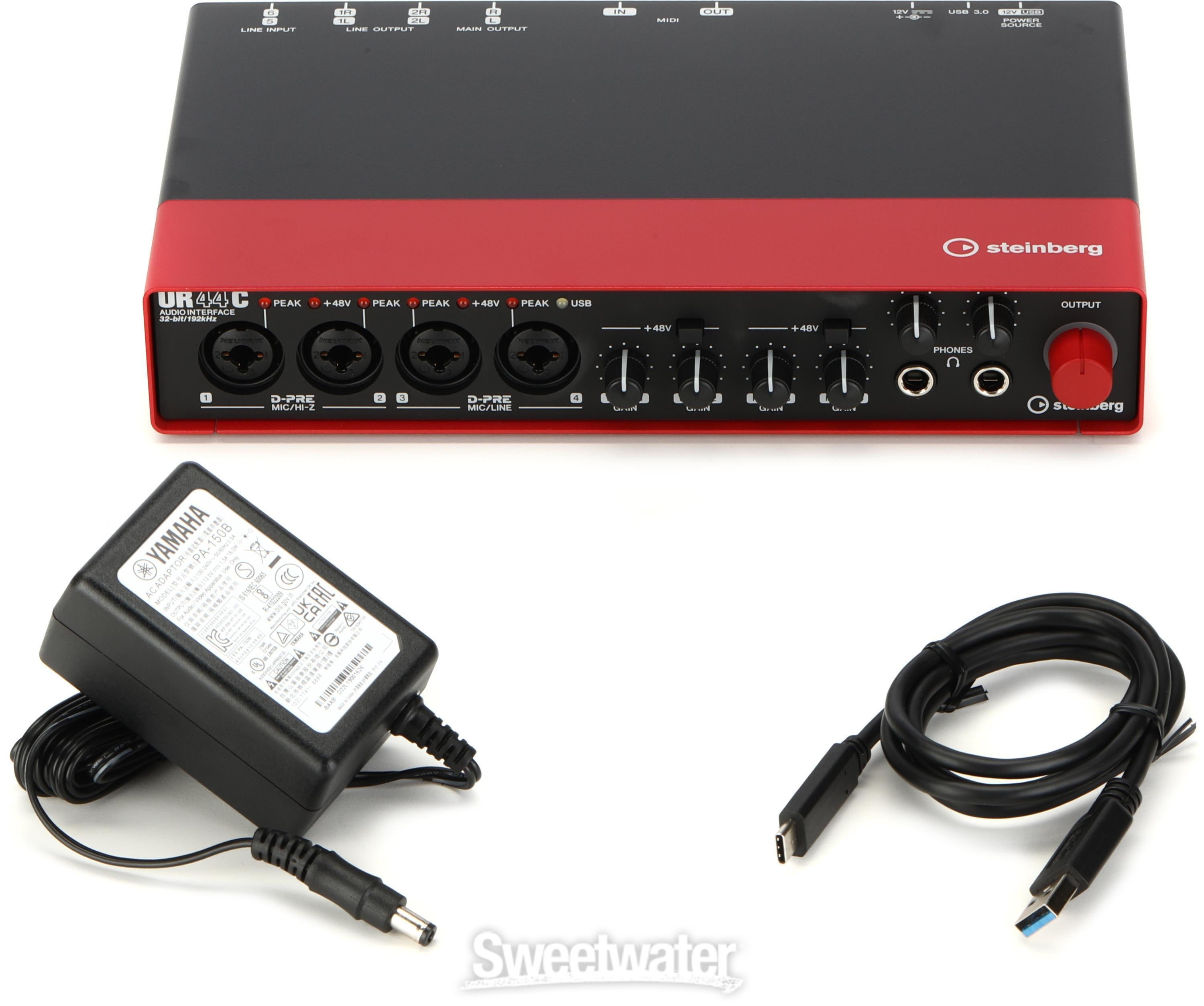 Steinberg USB3.0 オーディオインターフェイス UR44C - オーディオ機器