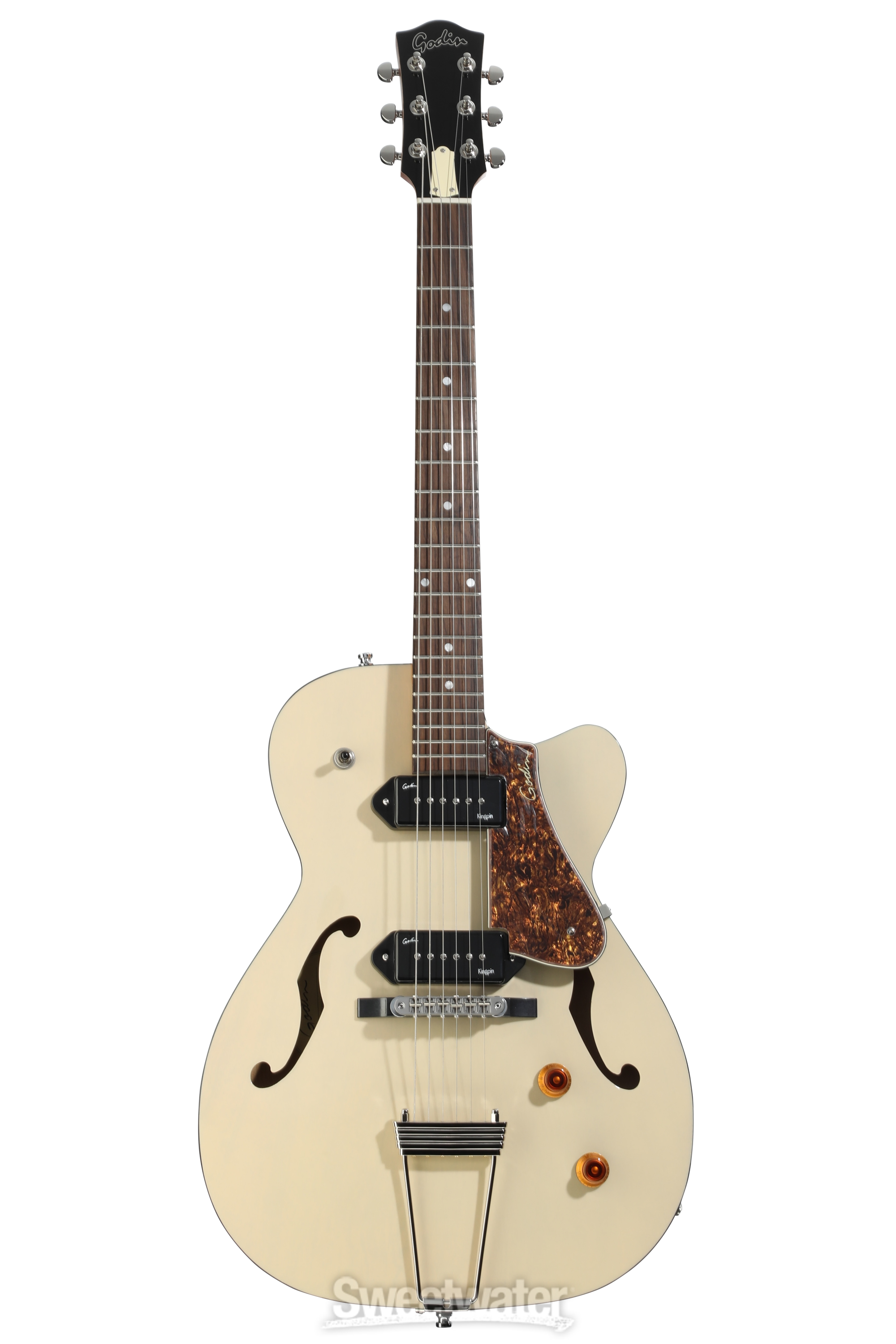 Godin 5th Avenue TL Kingpin P-90 Hollowbody Electric Guitar